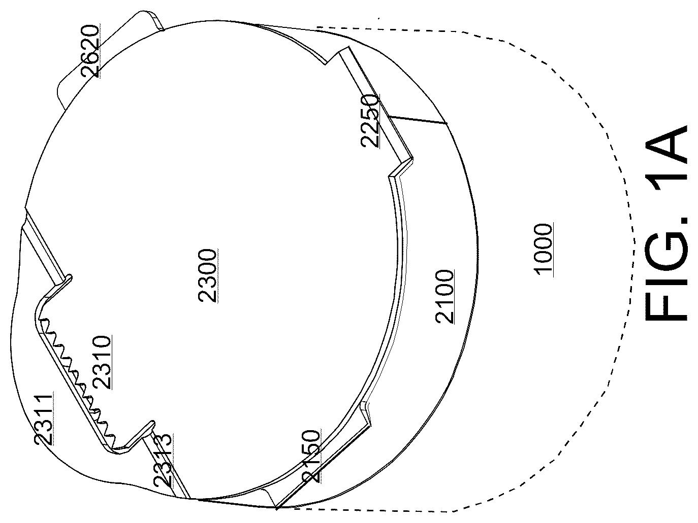Patent US12338040 Figure 1 – Multi-function wipe container with integrated knife or straightedge cleaning lid