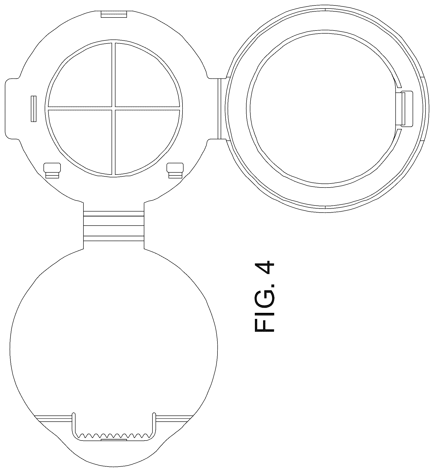 Patent US12338040 Figure 6 – Multi-function wipe container with integrated knife or straightedge cleaning lid