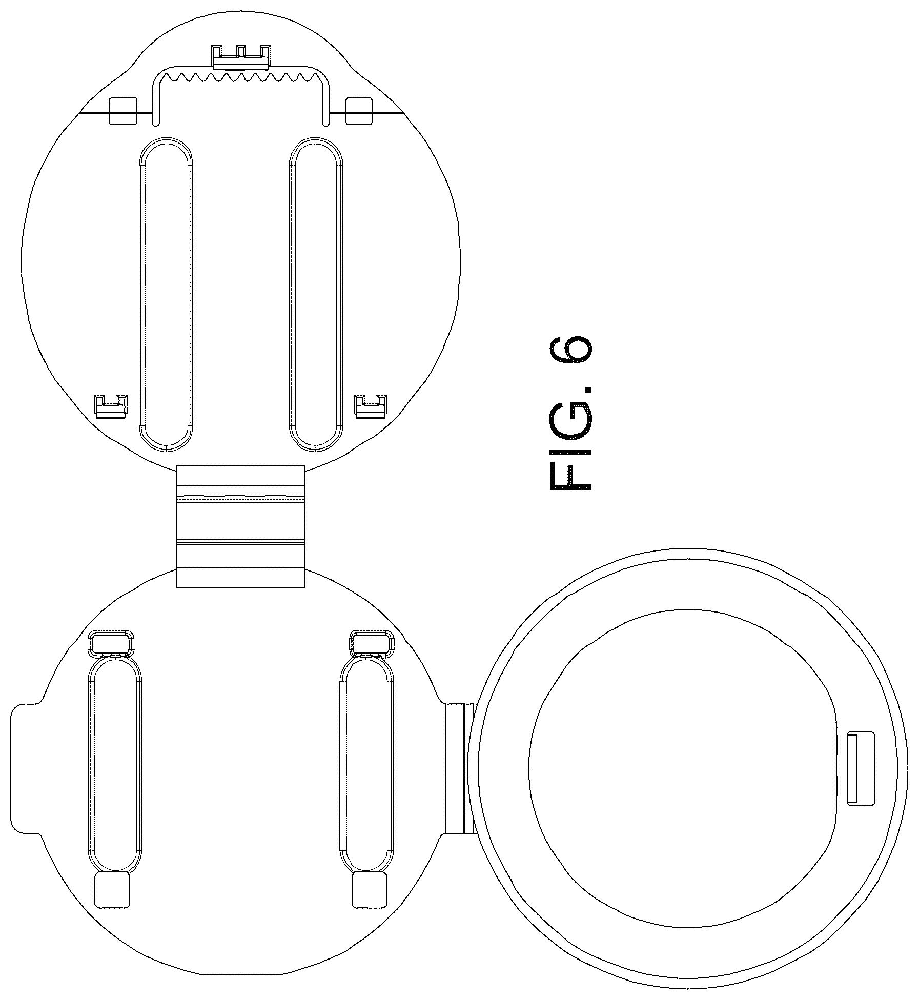 Patent US12338040 Figure 8 – Multi-function wipe container with integrated knife or straightedge cleaning lid
