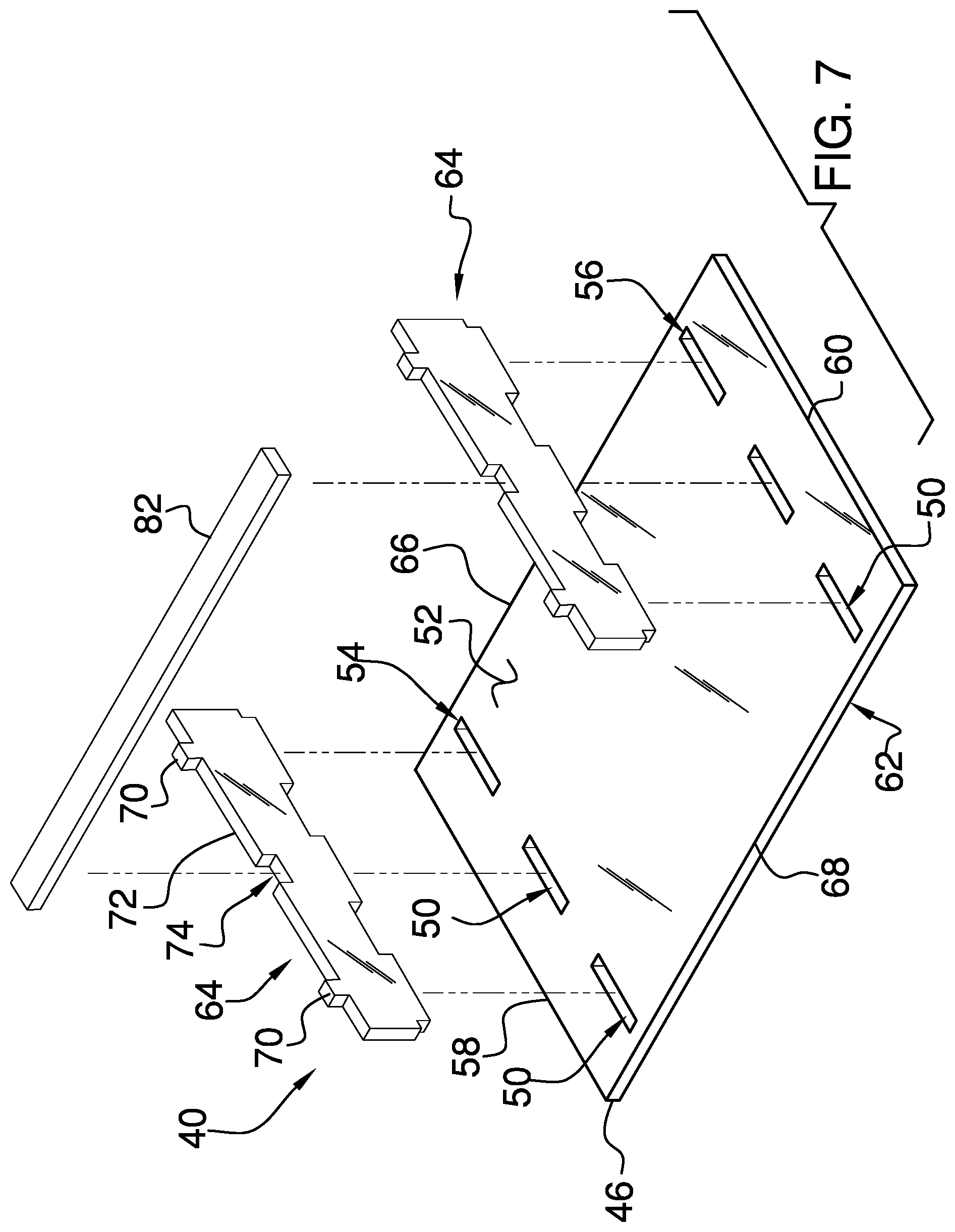 Patent US12338049 Figure 8 – Fast food carrying assembly
