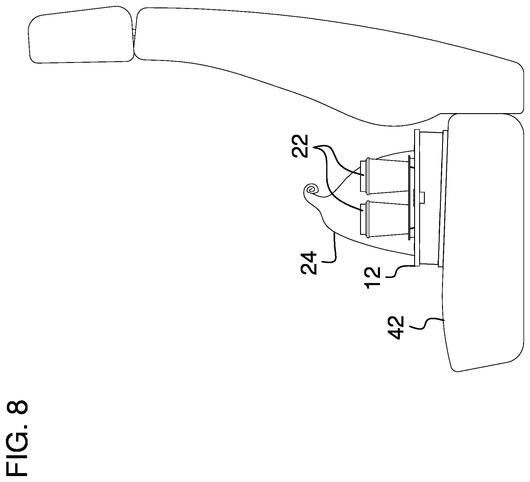 Patent US12338049 Figure 9 – Fast food carrying assembly