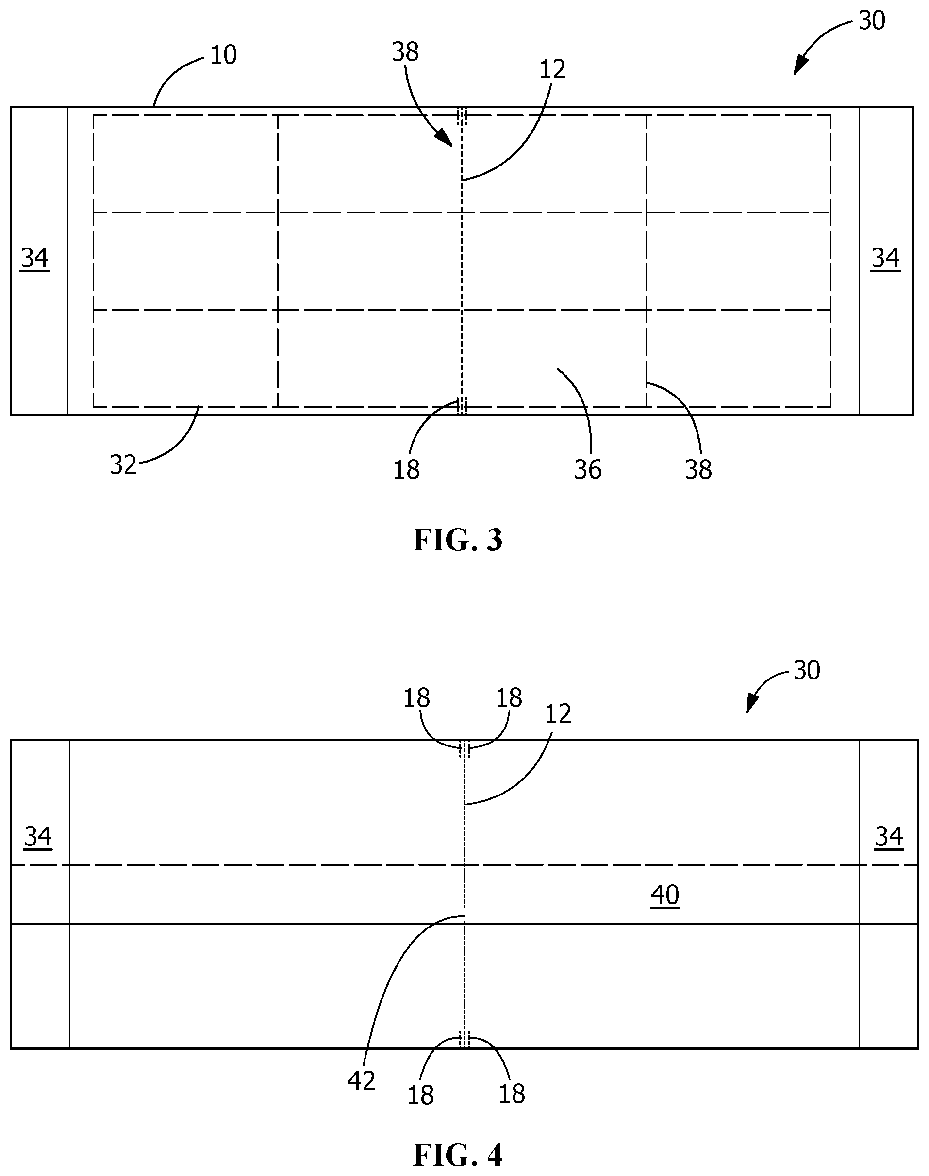 Patent US12338050 Figure 2 – Scored candy bar wrapper and method of opening same