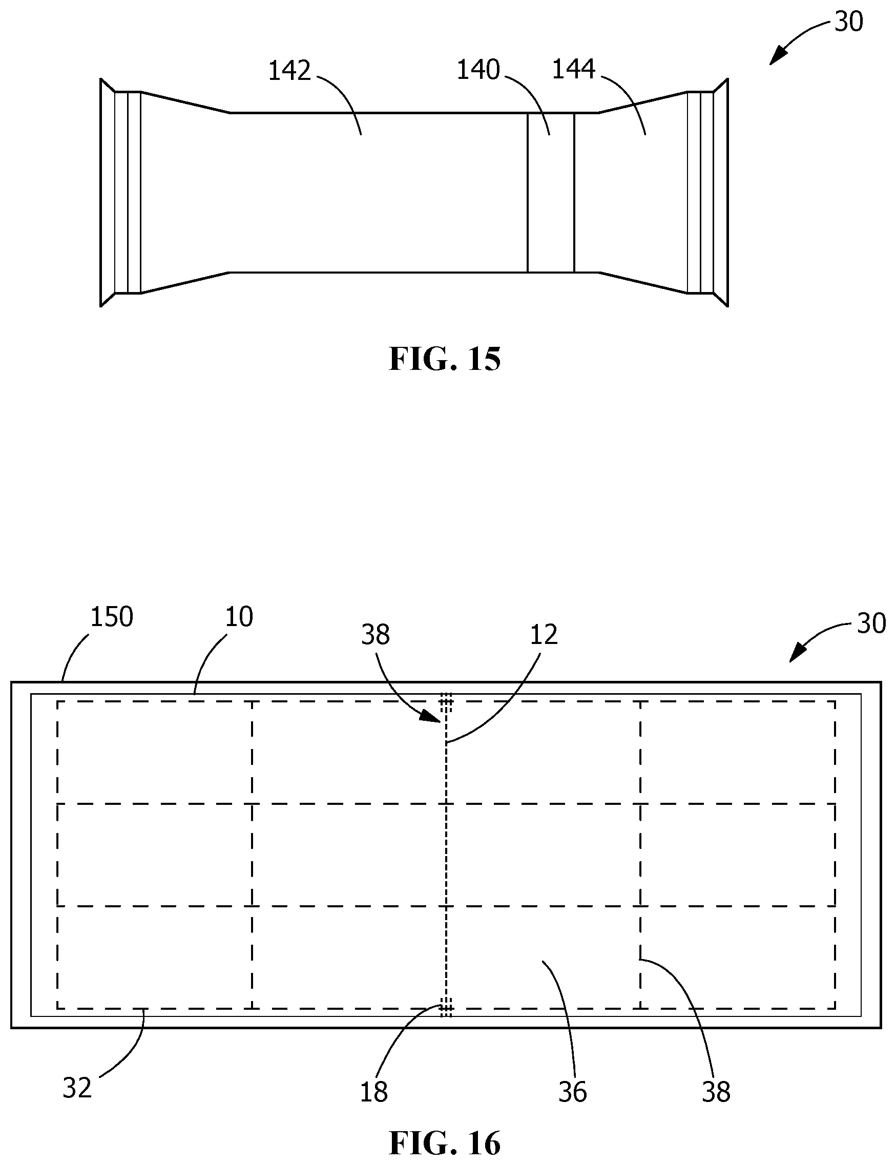 Patent US12338050 Figure 8 – Scored candy bar wrapper and method of opening same