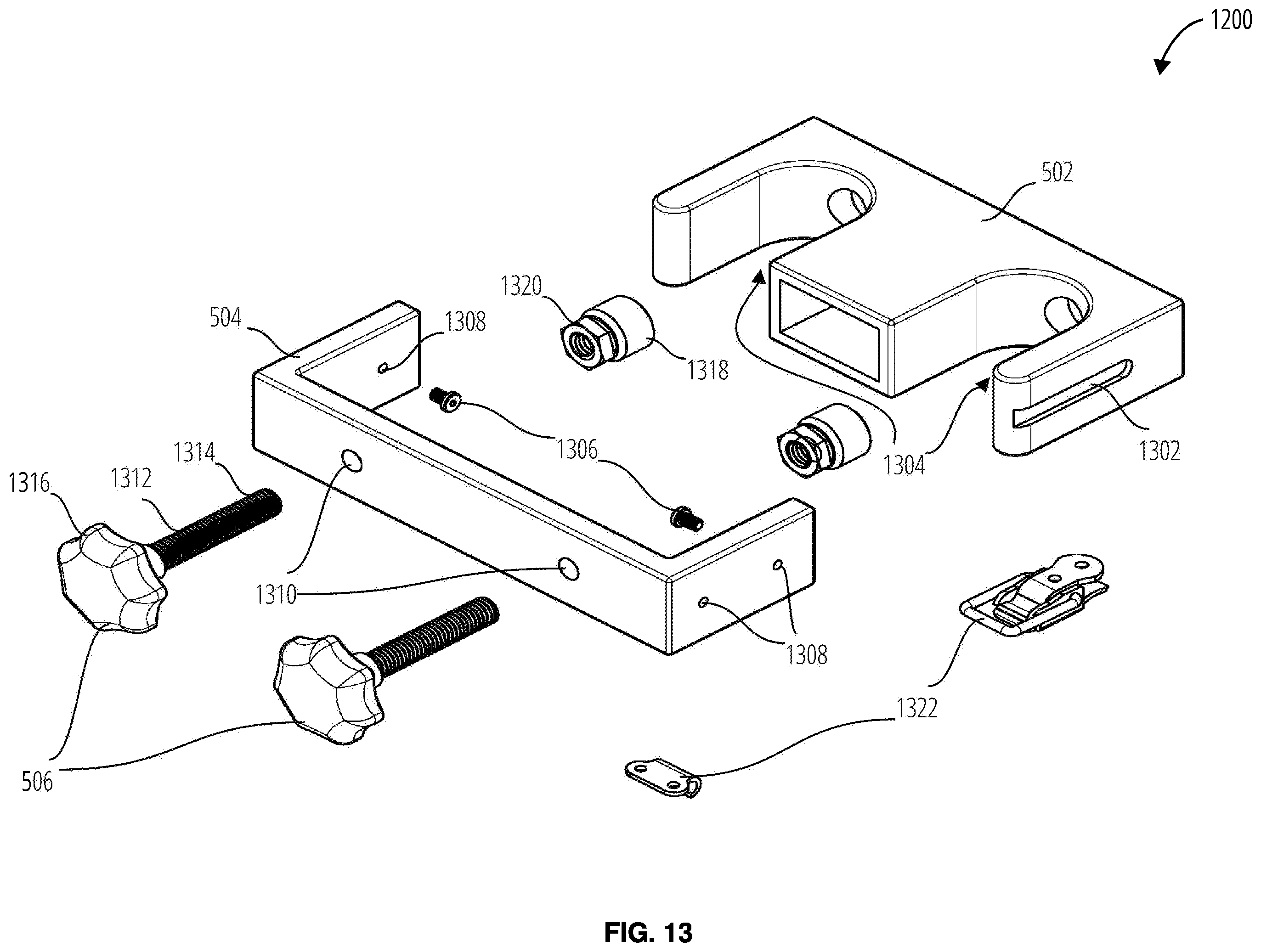 Patent US12338051 Figure 13 – System for port and tube holder assembly attachment device