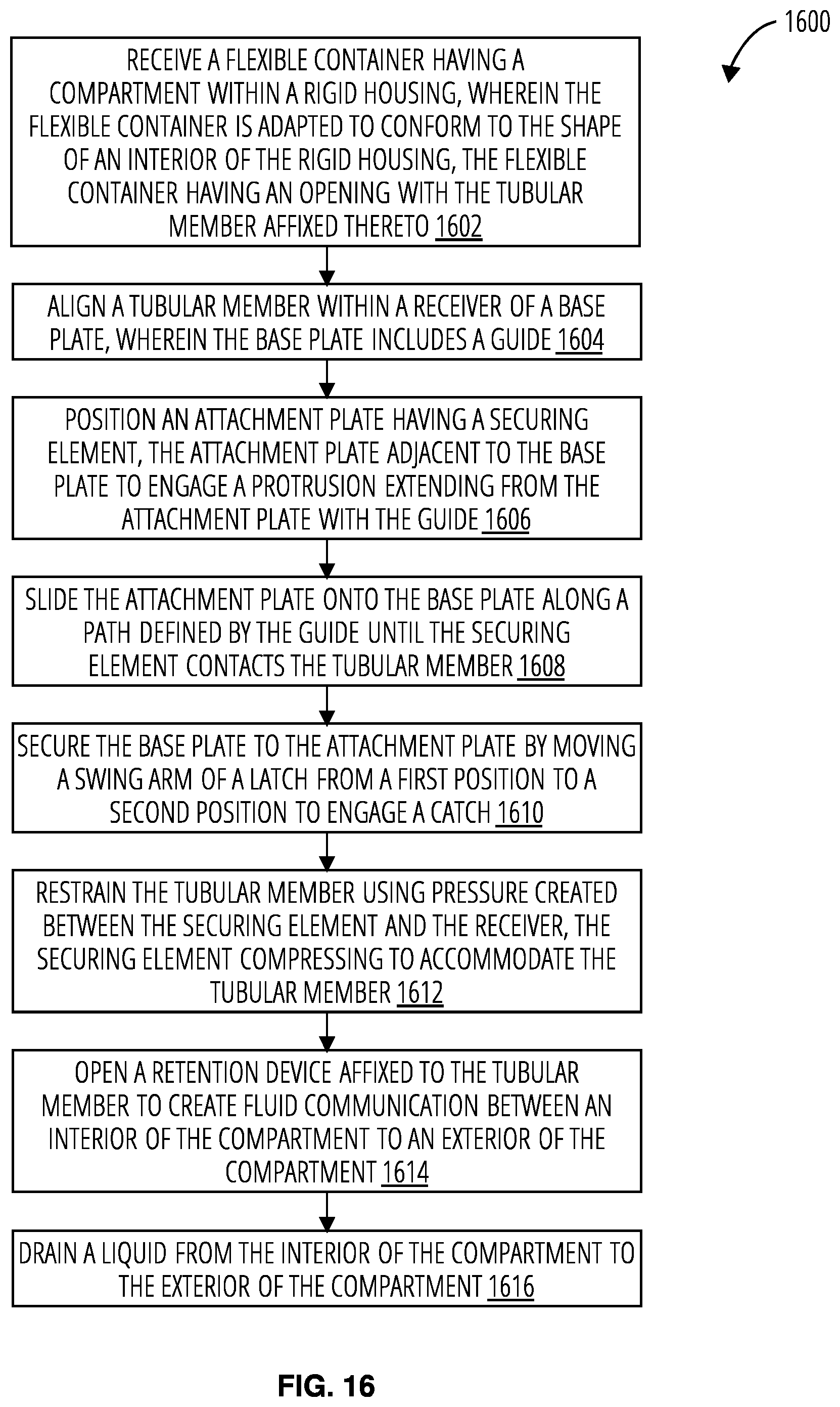 Patent US12338051 Figure 16 – System for port and tube holder assembly attachment device