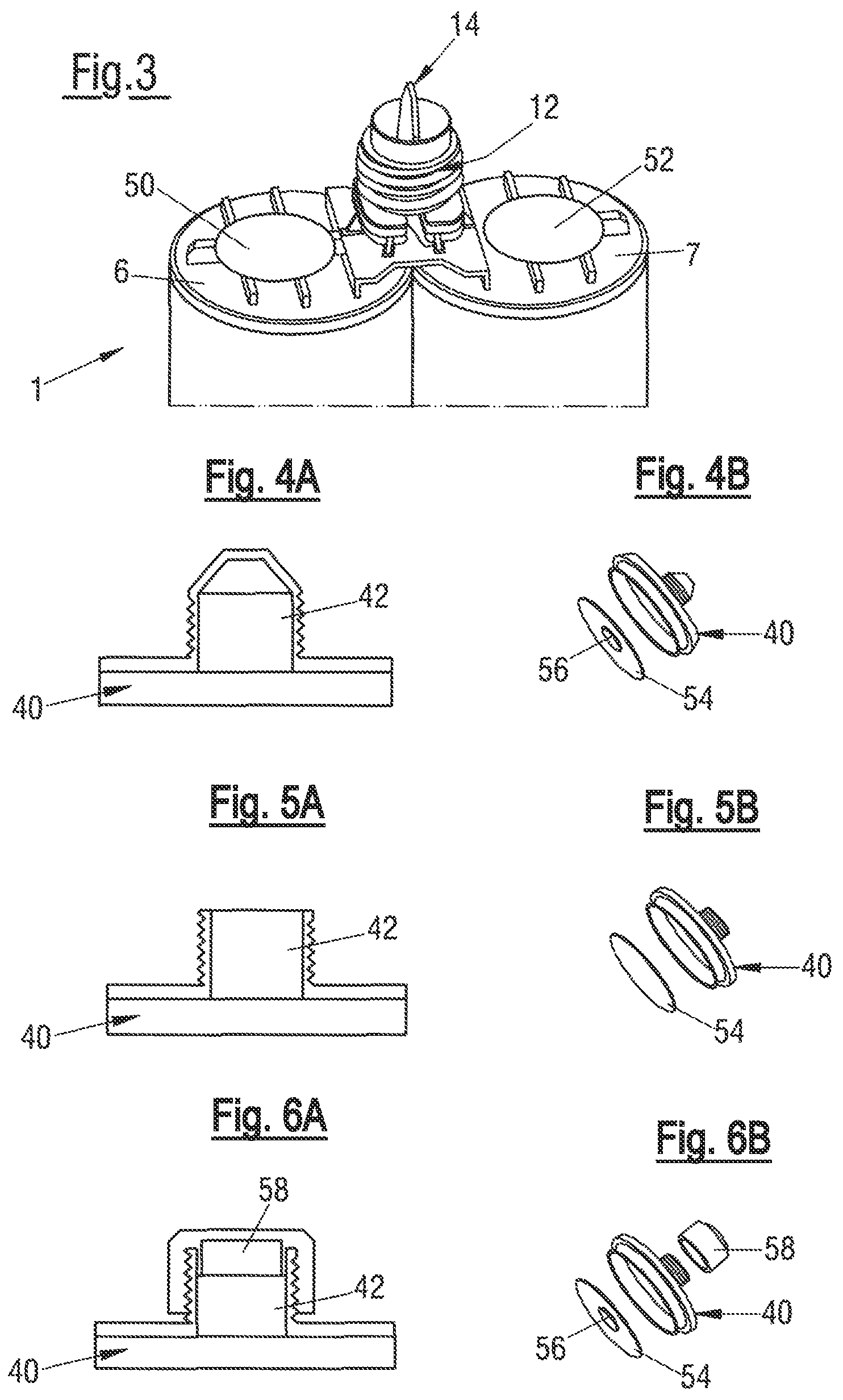 Patent US12338053 Figure 2 – Cartridge and connector for a cartridge