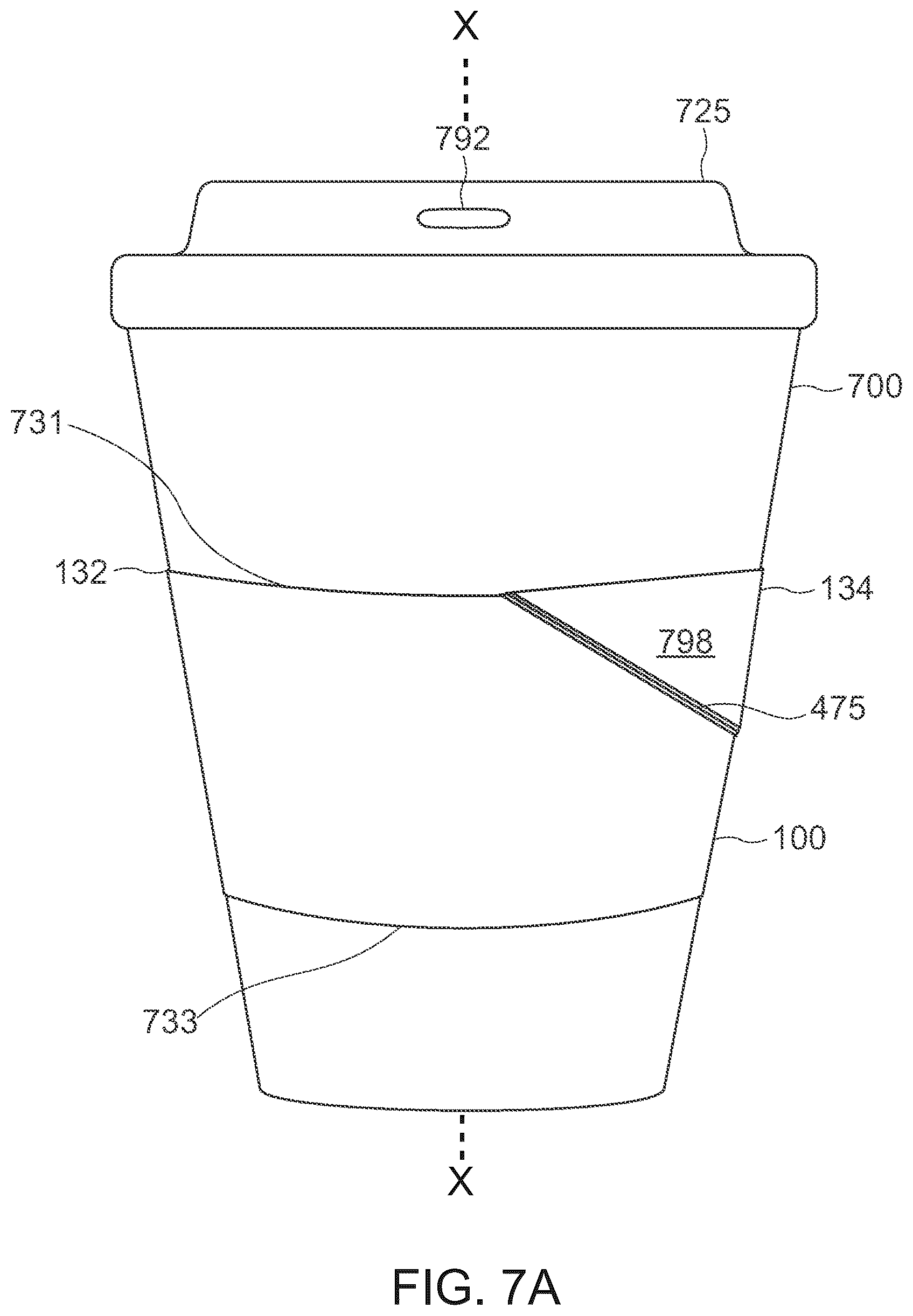 Patent US12338055 Figure 5 – Sleeves for cups and other containers, and methods of manufacturing same
