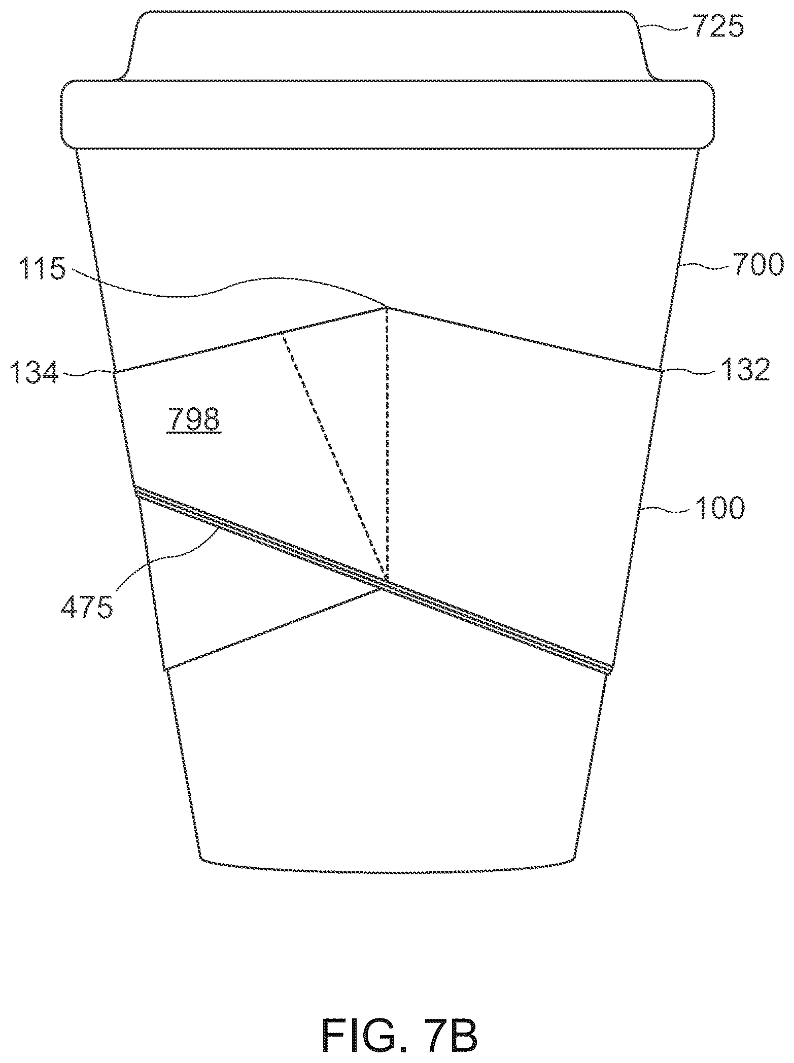 Patent US12338055 Figure 6 – Sleeves for cups and other containers, and methods of manufacturing same