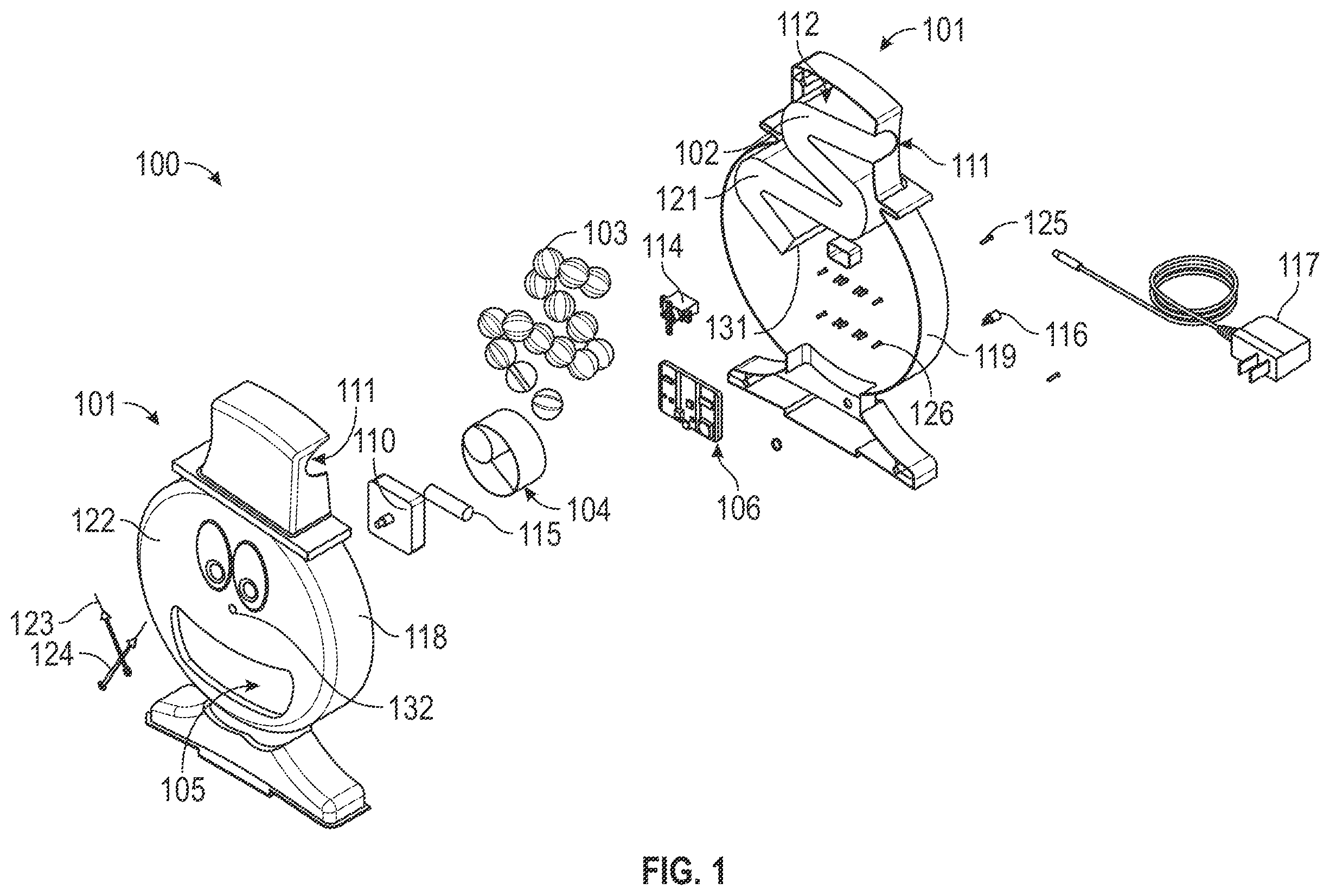Patent US12338057 Figure 1 – Product dispensing clock