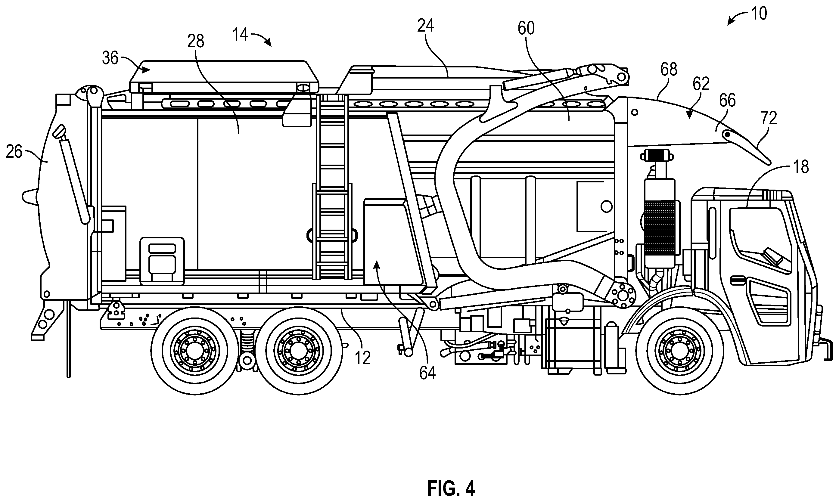 Patent US12338067 Figure 4 – System and method for electronic power take-off controls