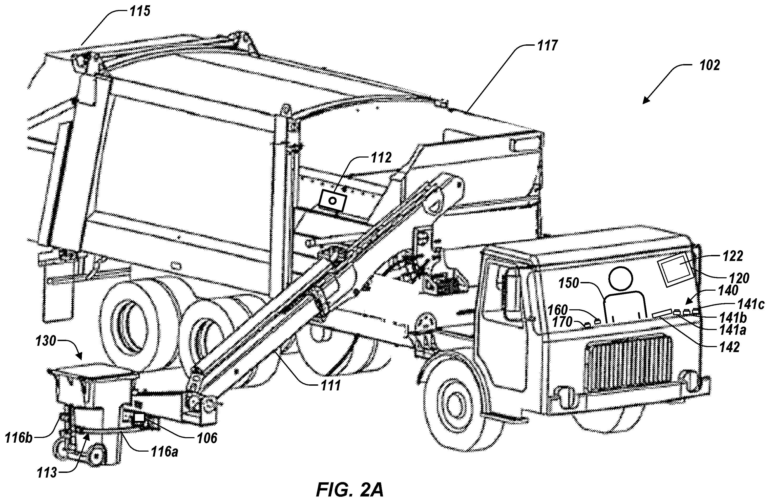 Patent US12338068 Figure 2 – Refuse container engagement