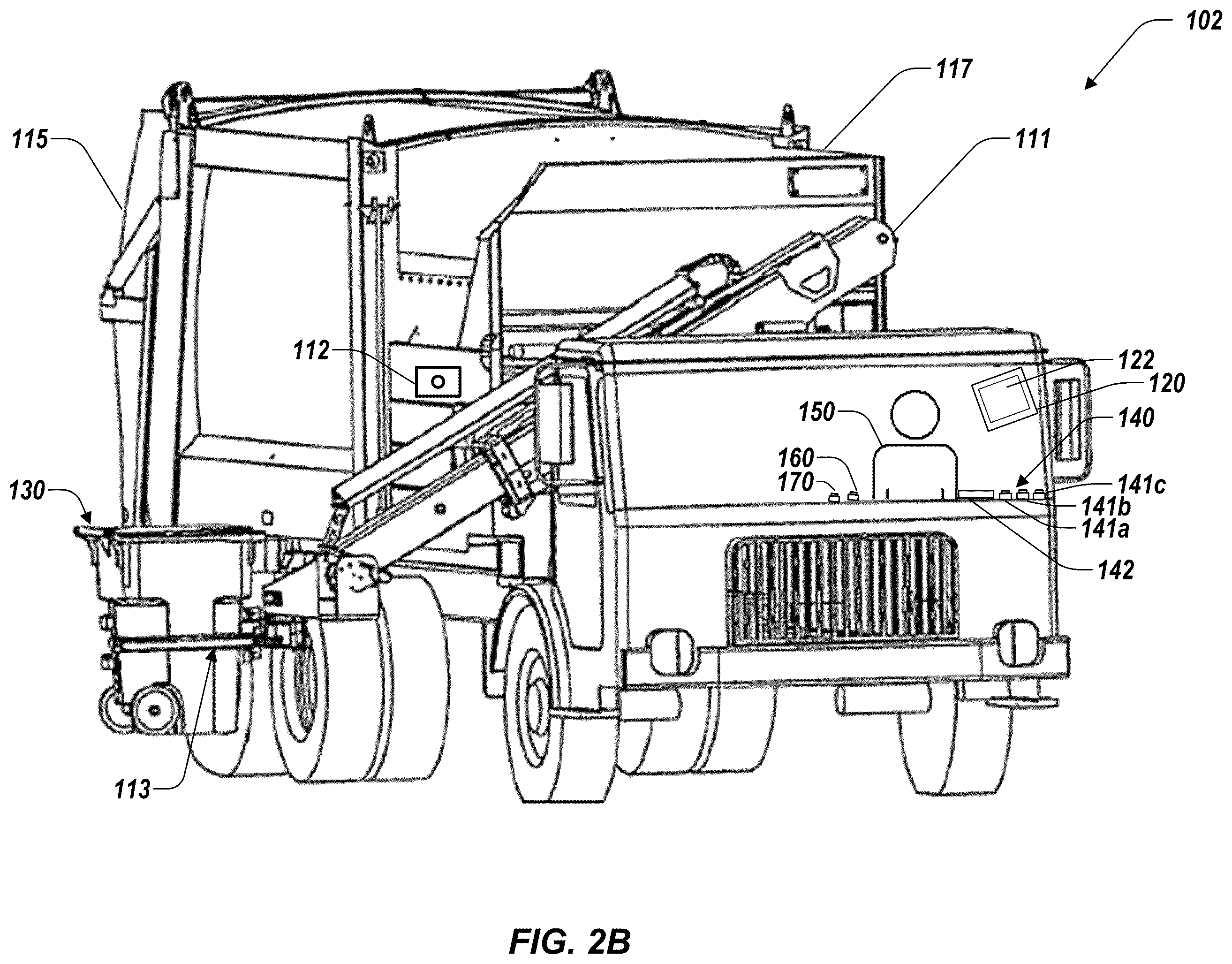 Patent US12338068 Figure 3 – Refuse container engagement