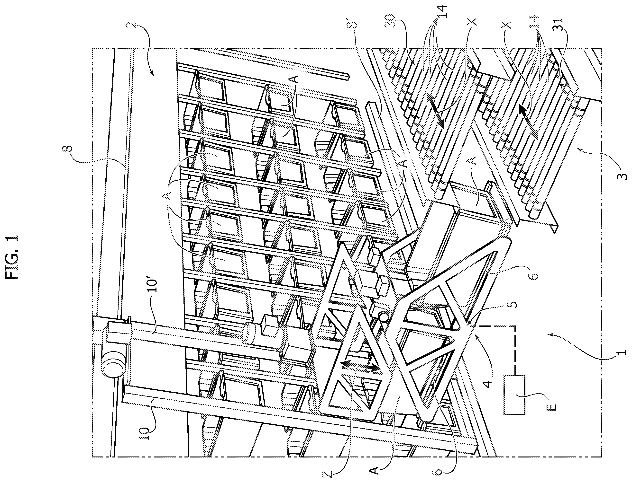 Patent US12338069 — Method for automatically handling a plurality of product containers, and a related system — Figure 1