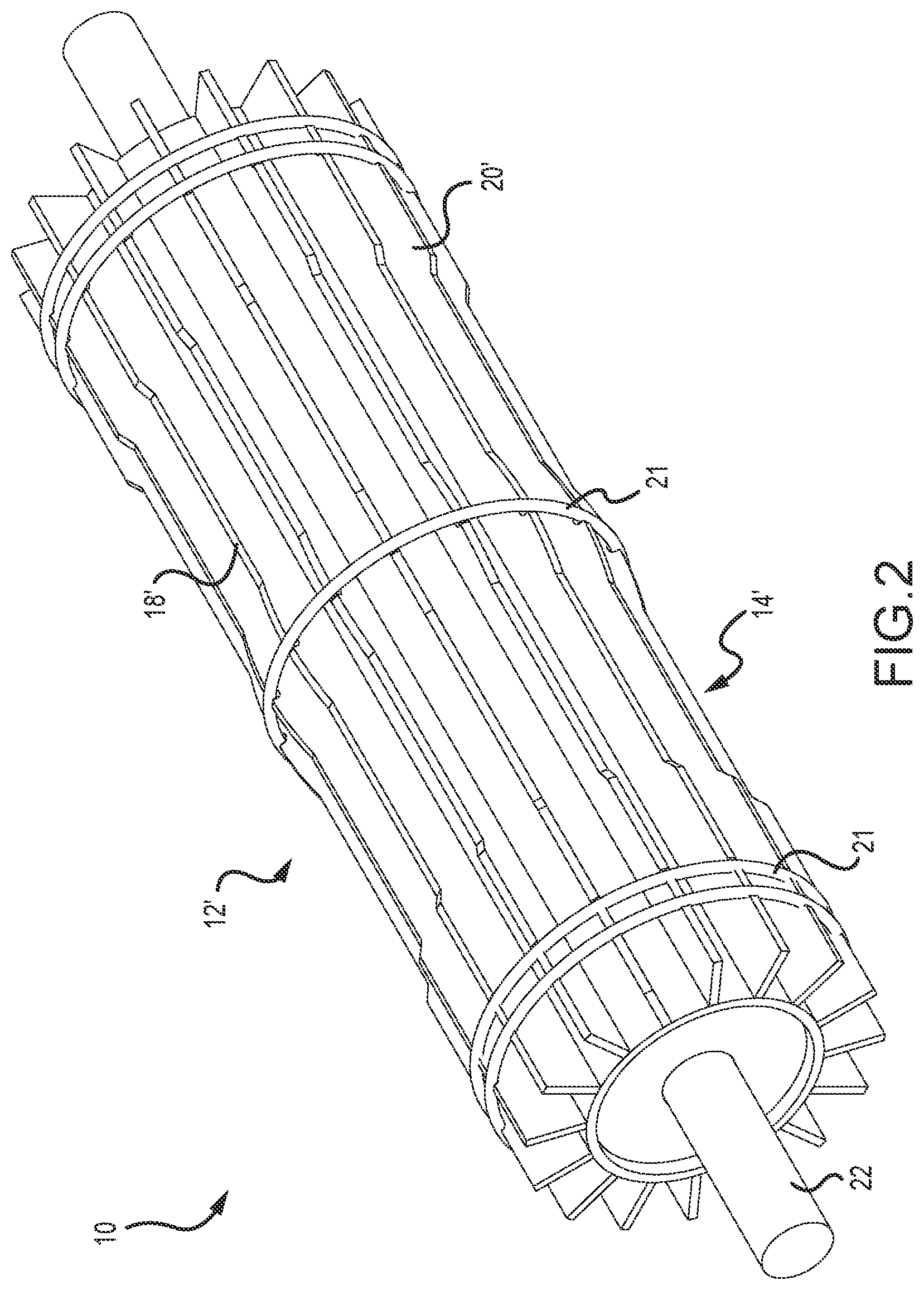 Patent US12338075 Figure 2 – Self-aligning belt pulley
