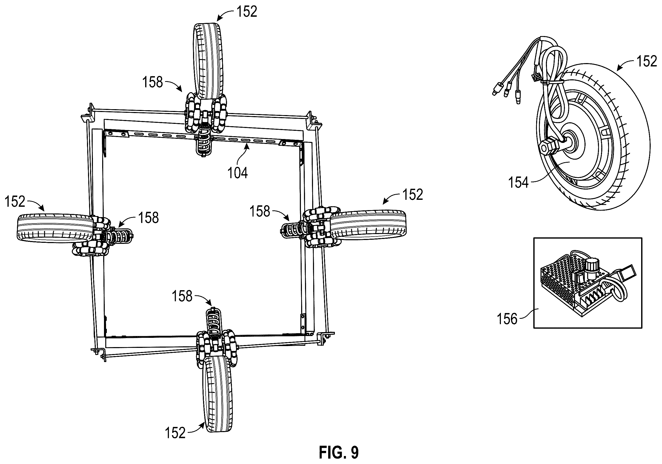 Patent US12338078 Figure 13 – Smart individual motion capture and spatial translation (SIMCAST) system with tensile-flex mesh-tread (TFMT) motion surface