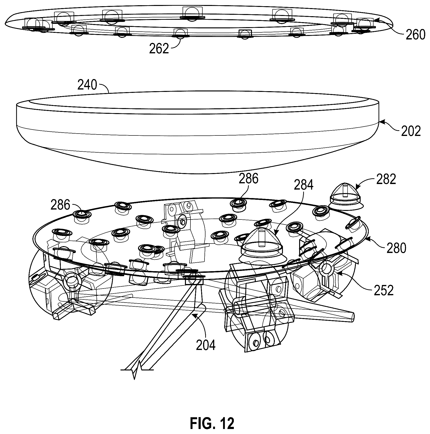Patent US12338078 Figure 16 – Smart individual motion capture and spatial translation (SIMCAST) system with tensile-flex mesh-tread (TFMT) motion surface