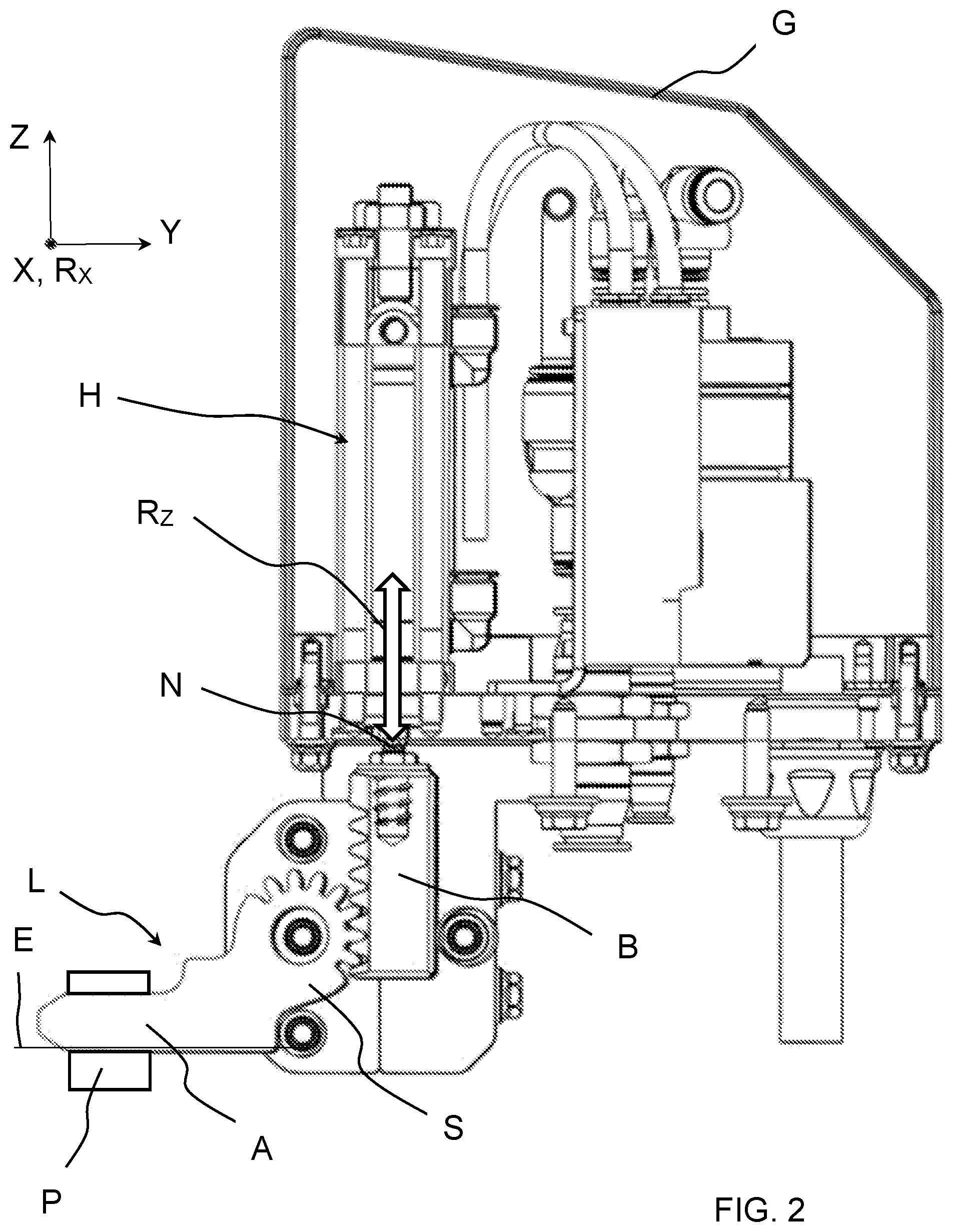 Patent US12338080 Figure 2 – Deflection device