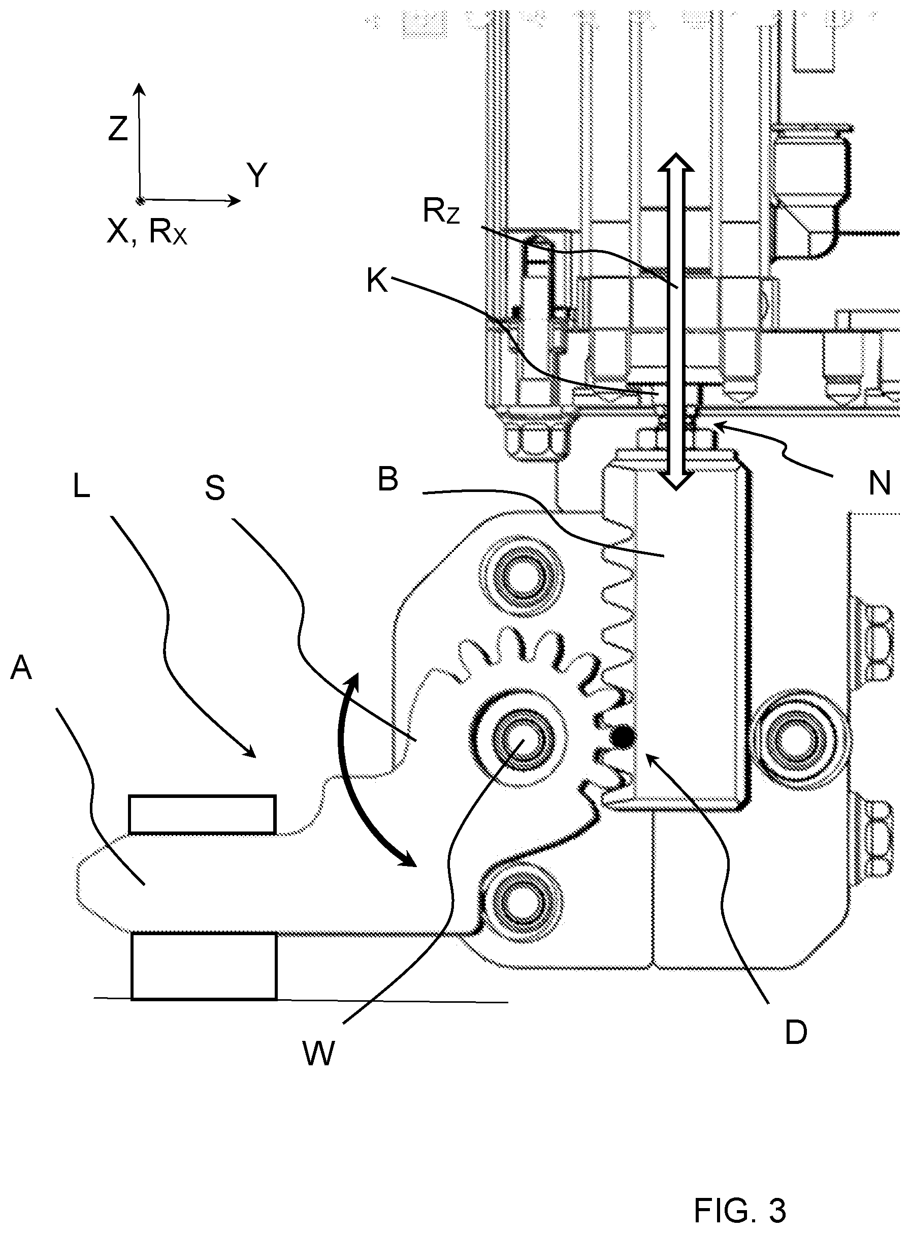 Patent US12338080 Figure 3 – Deflection device