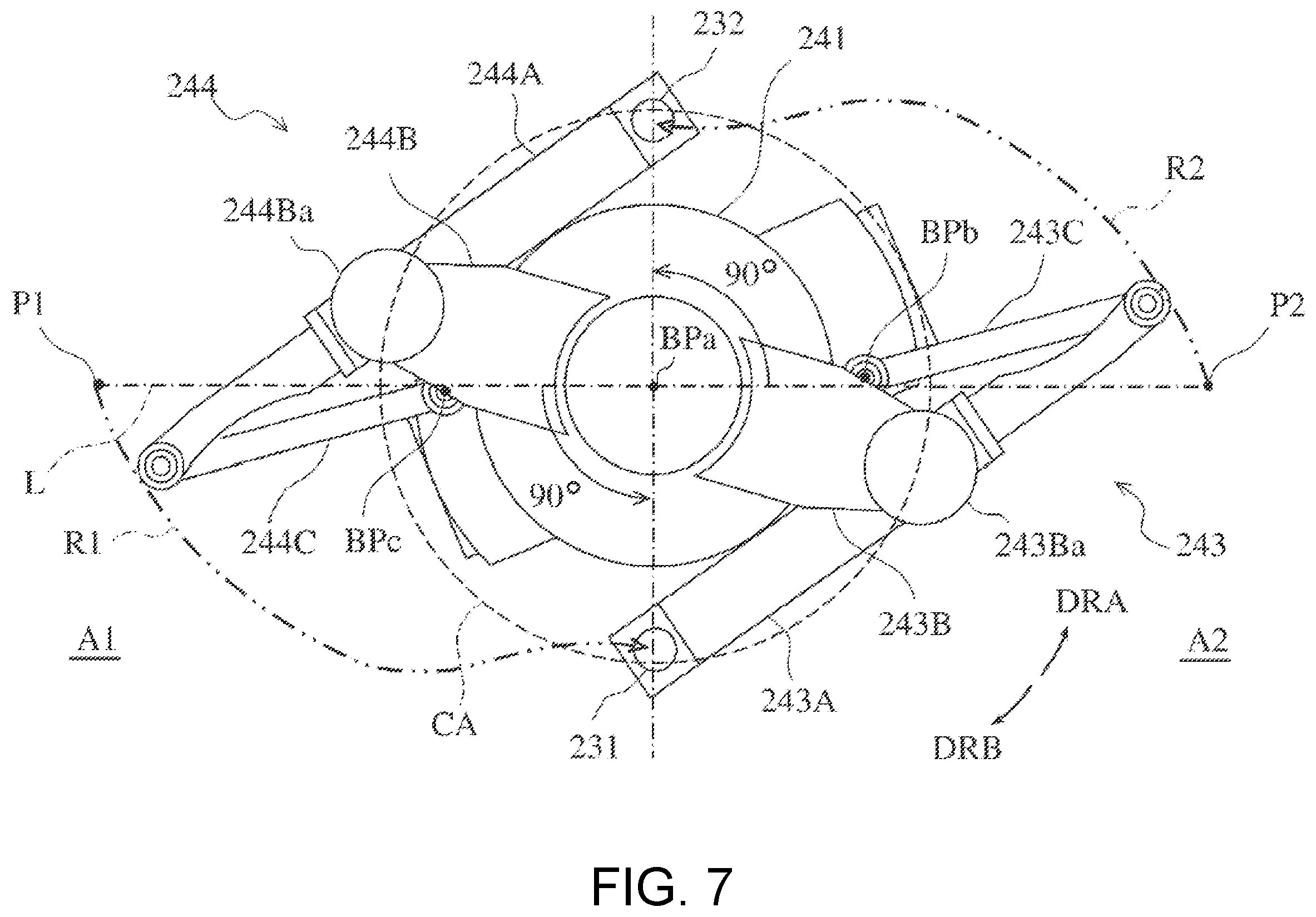 Patent US12338081 Figure 7 – Conveying device and robot system