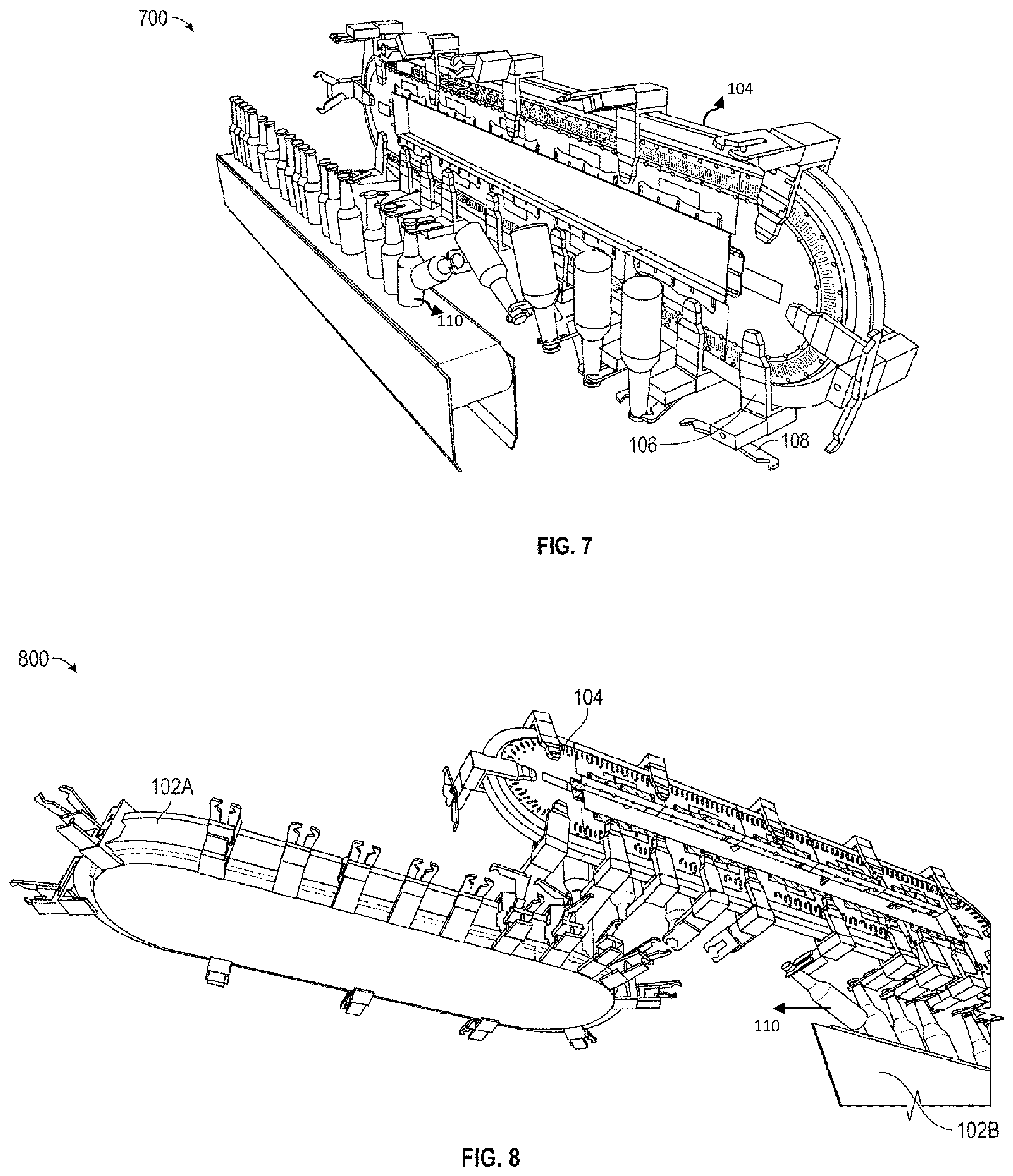 Patent US12338083 Figure 4 – System for handling individual primary packaging containers