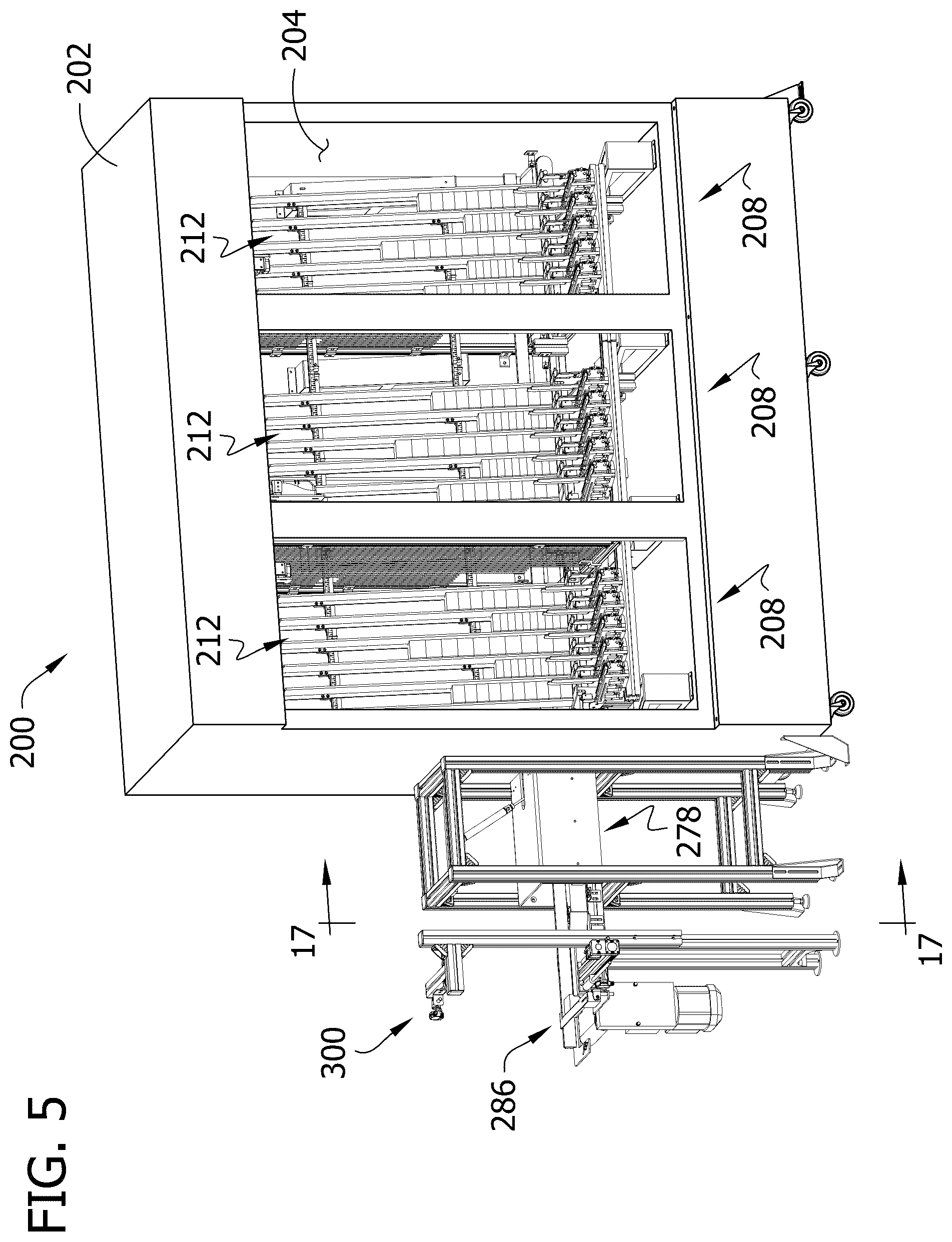 Patent US12338084 Figure 5 – Refrigerated pharmaceutical order processing systems