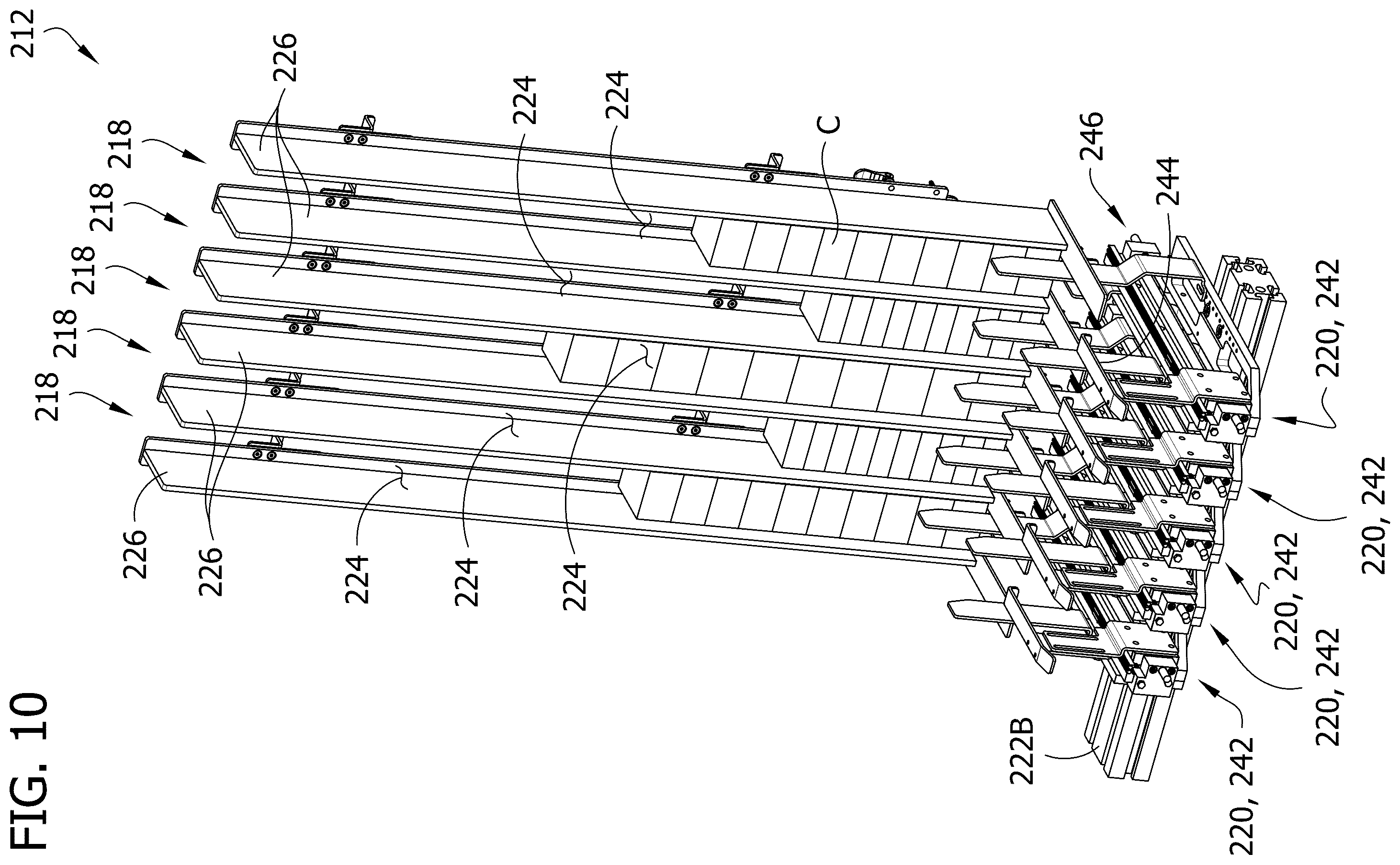 Patent US12338084 Figure 10 – Refrigerated pharmaceutical order processing systems