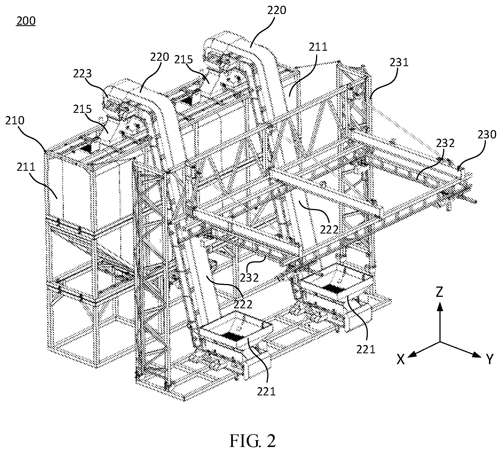 Patent US12338085 Figure 2 – Sand storage and conveying apparatus