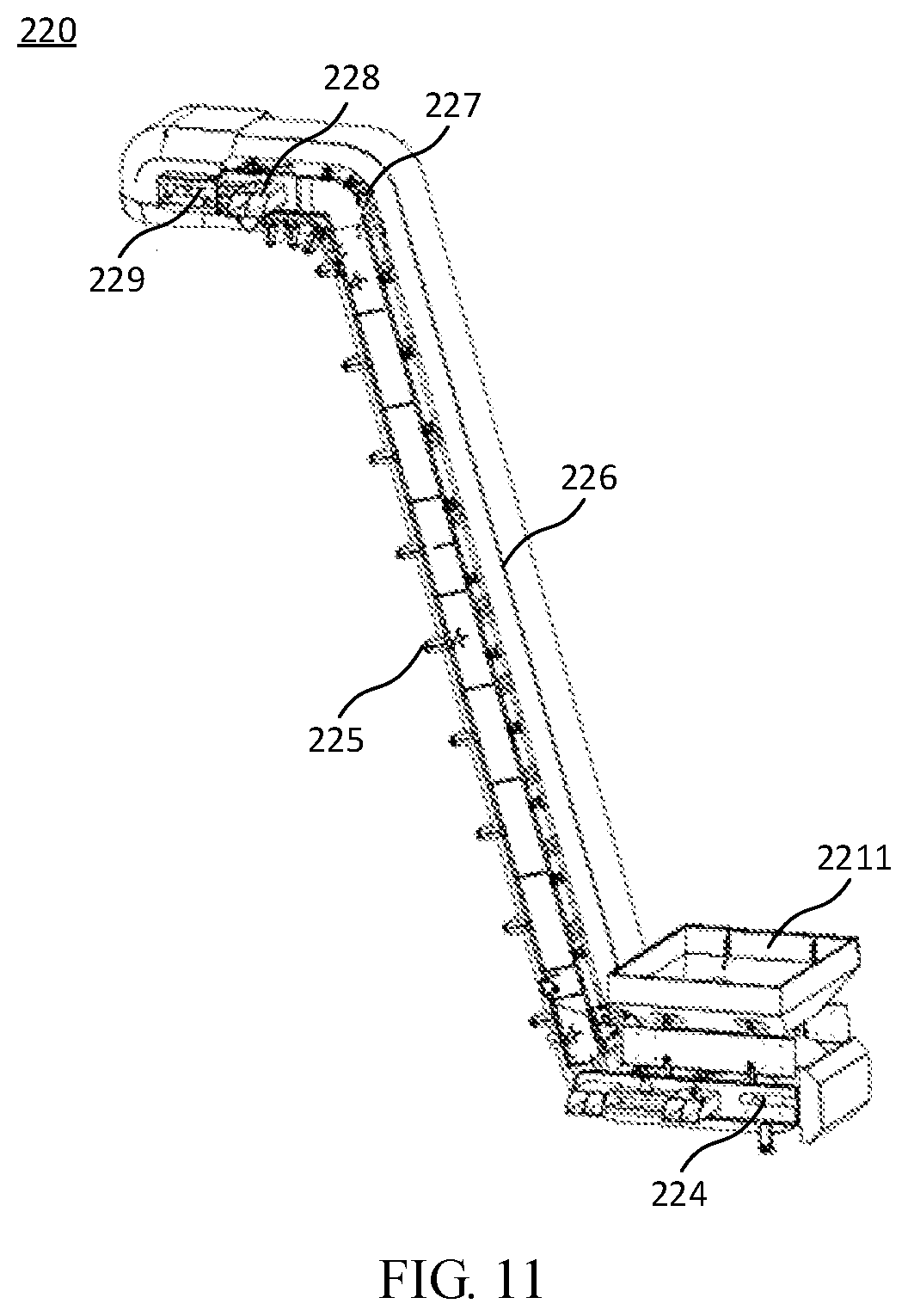 Patent US12338085 Figure 8 – Sand storage and conveying apparatus