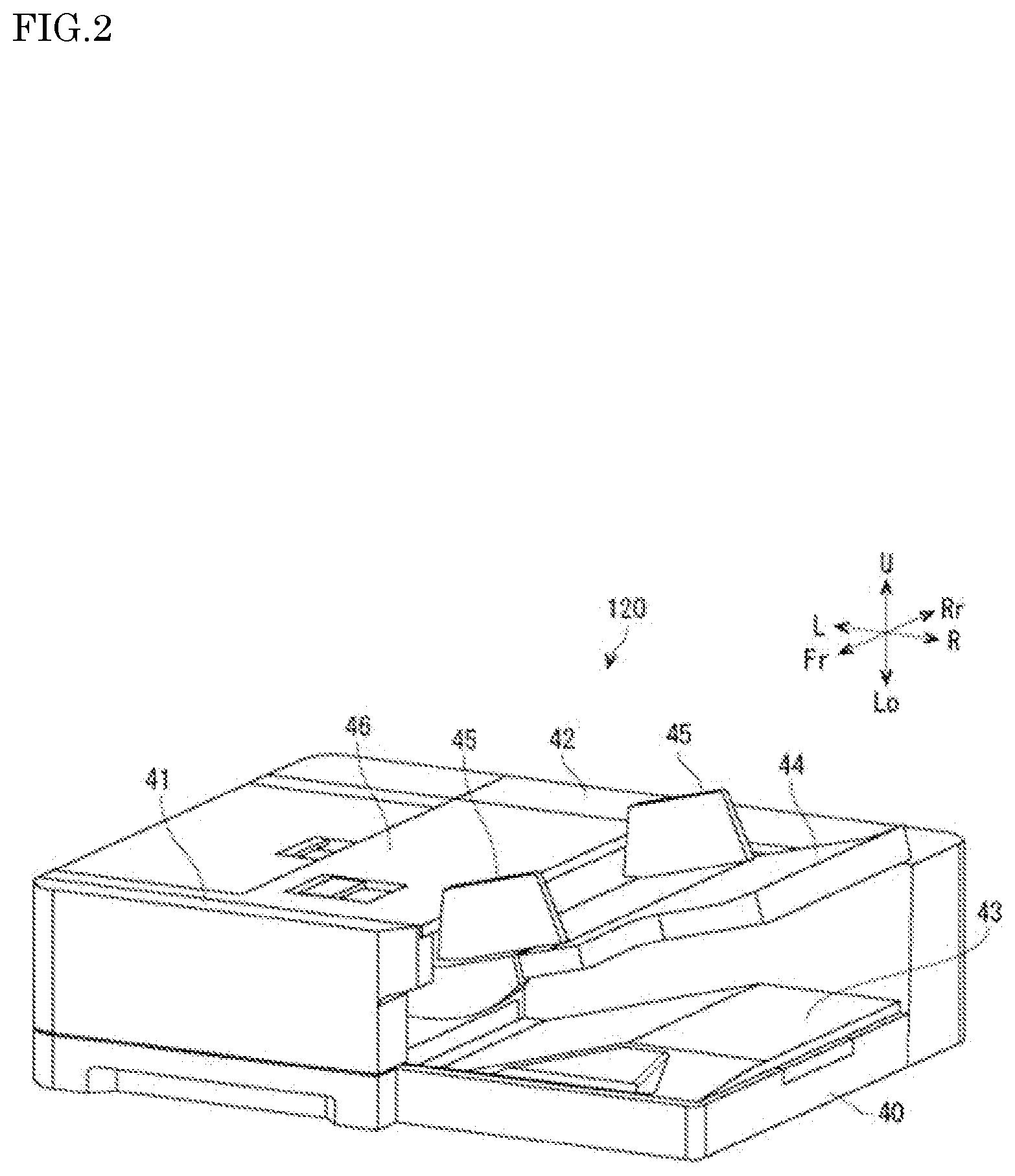 Patent US12338088 Figure 2 – Document sheet conveying device capable of achieving large capacity of sheet feed tray