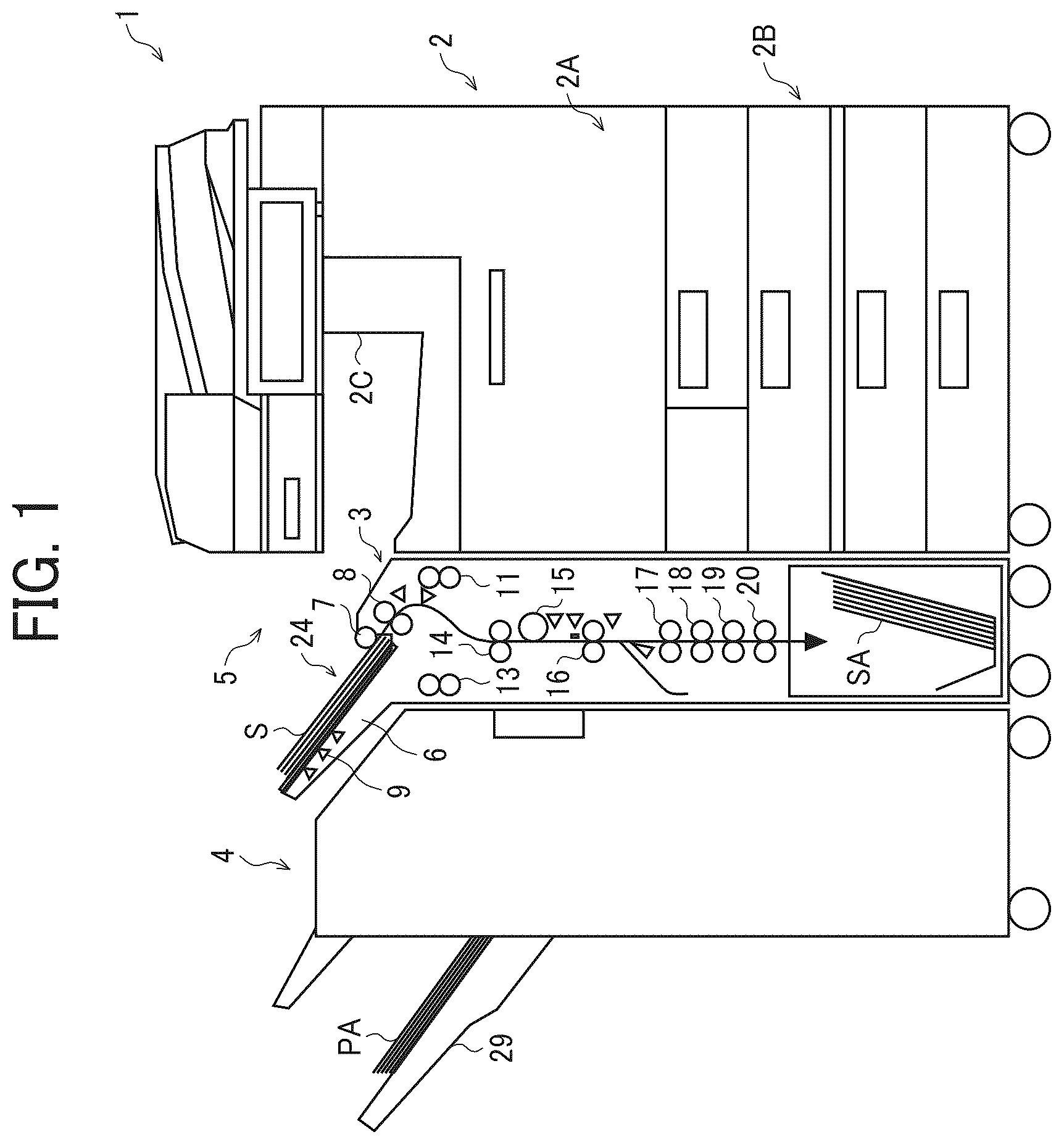 Patent US12338089 Figure 1 – Sheet feeder, laminator, image forming apparatus, and image forming system