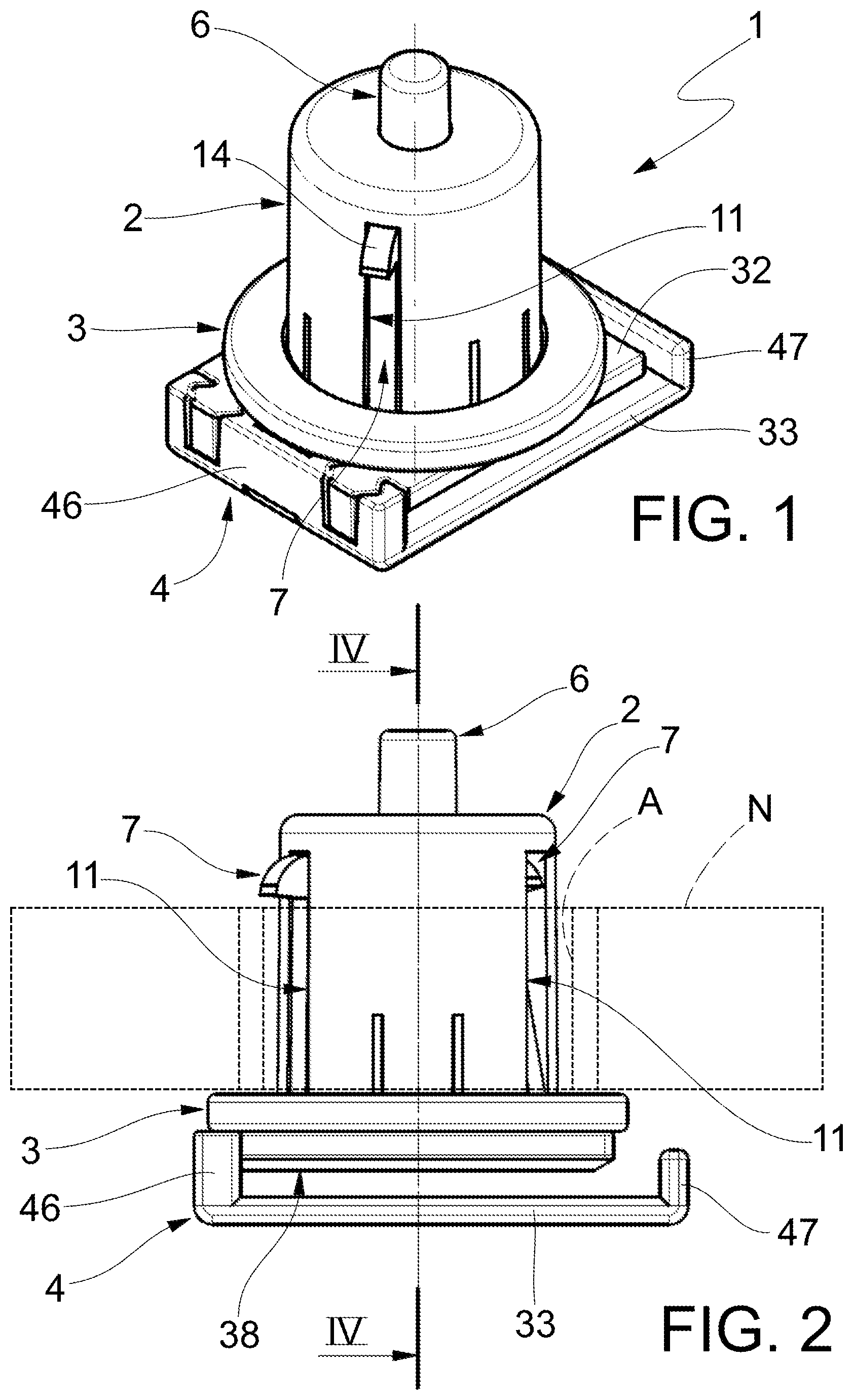 Patent US12338090 Figure 1 – Support for adhesive tape