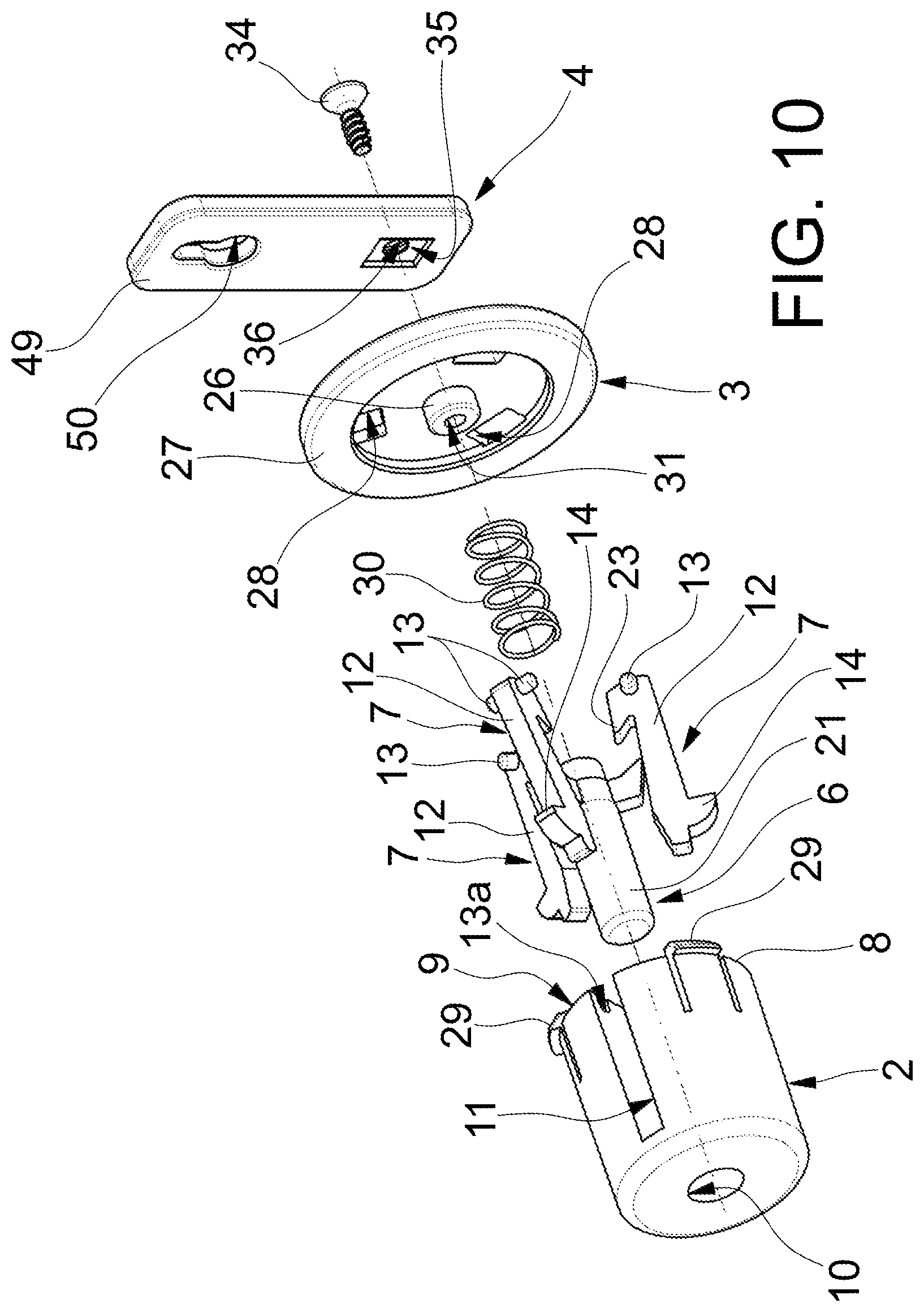 Patent US12338090 Figure 6 – Support for adhesive tape