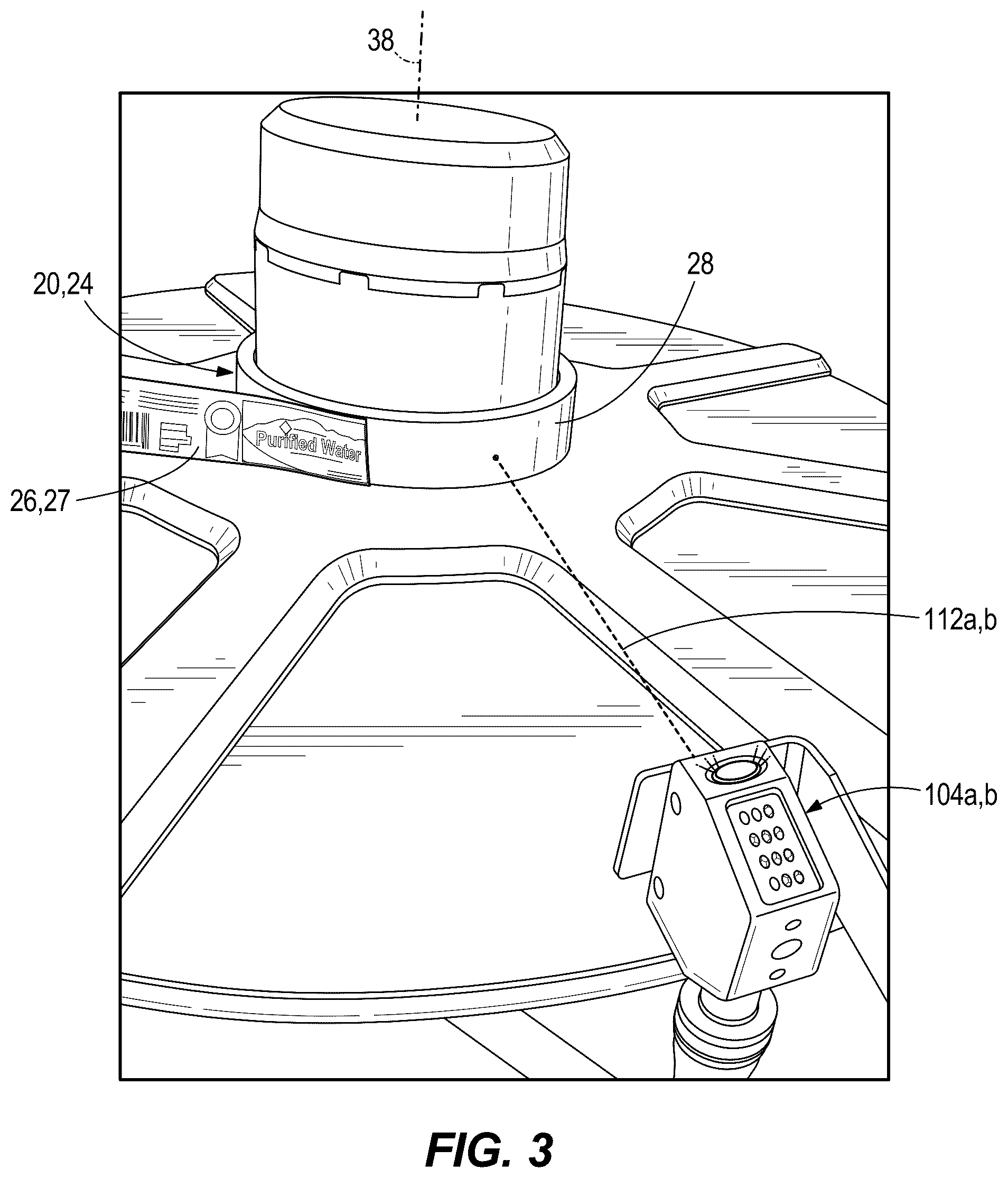 Patent US12338091 Figure 3 – System for reducing rolled stock waste