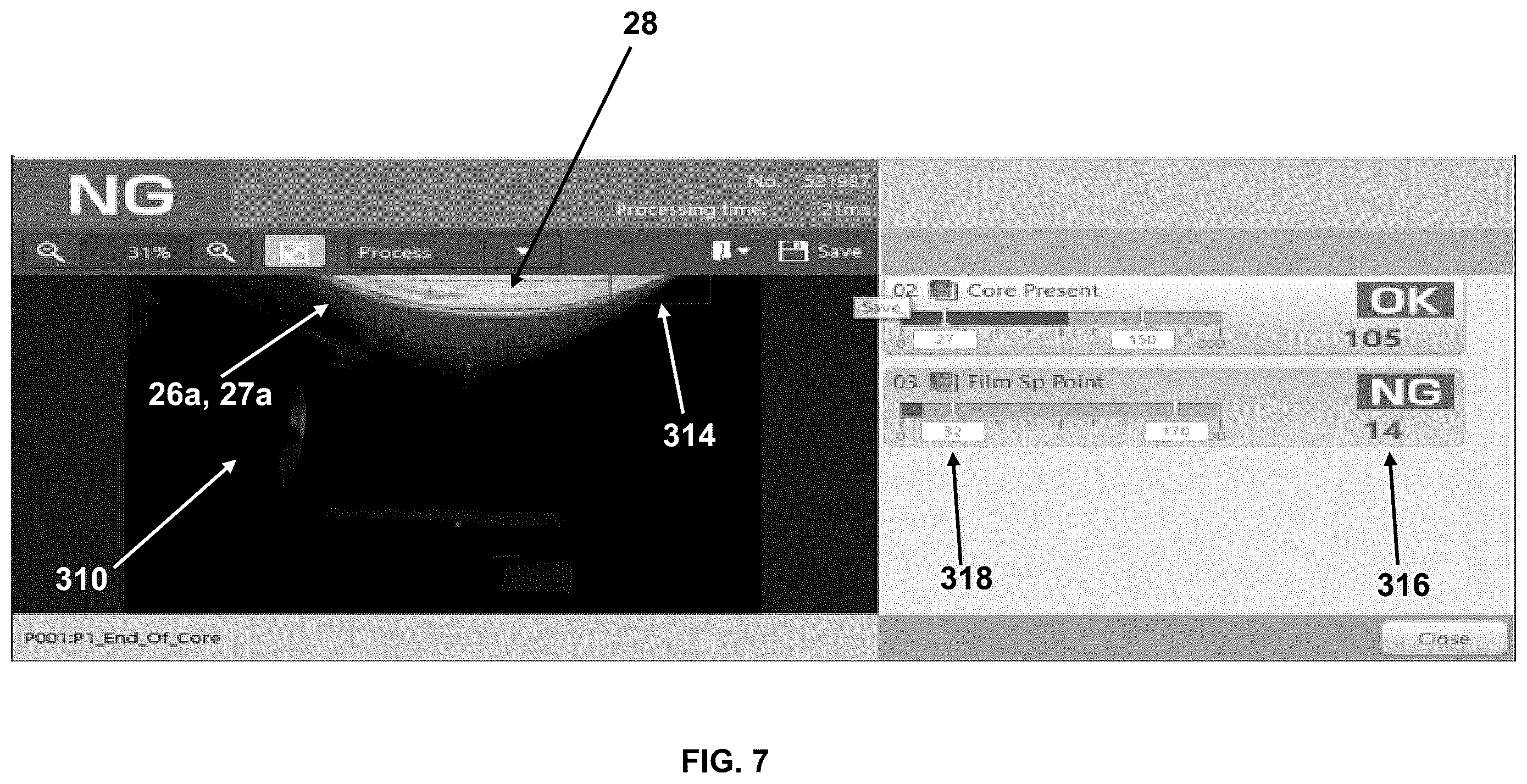 Patent US12338091 Figure 7 – System for reducing rolled stock waste