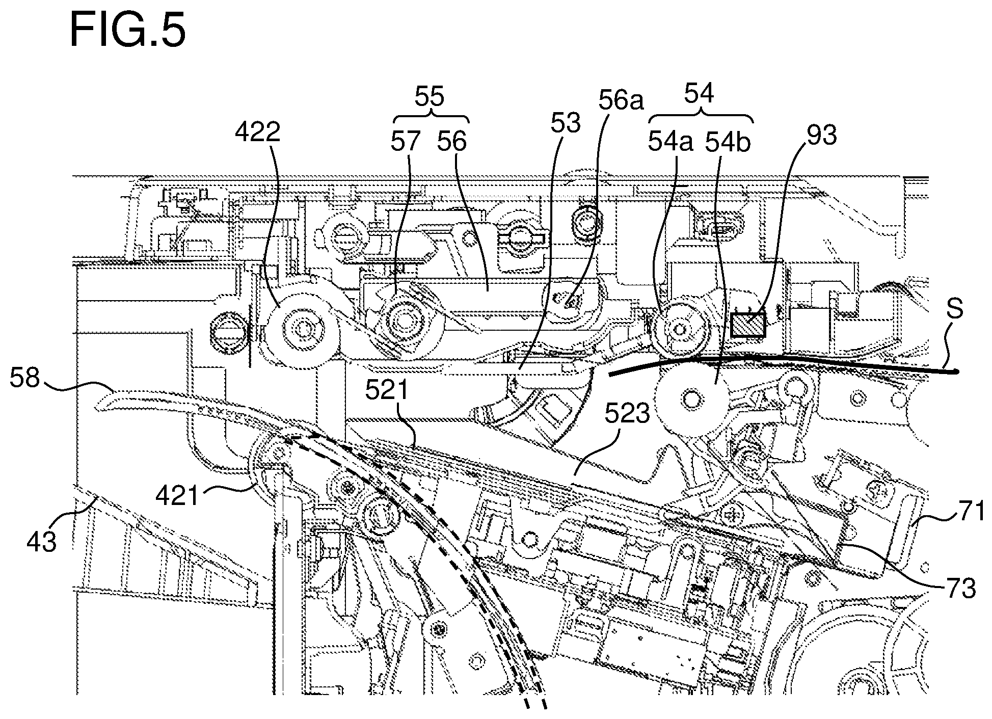 Patent US12338096 Figure 5 – Sheet post-processing apparatus and image forming system including the apparatus
