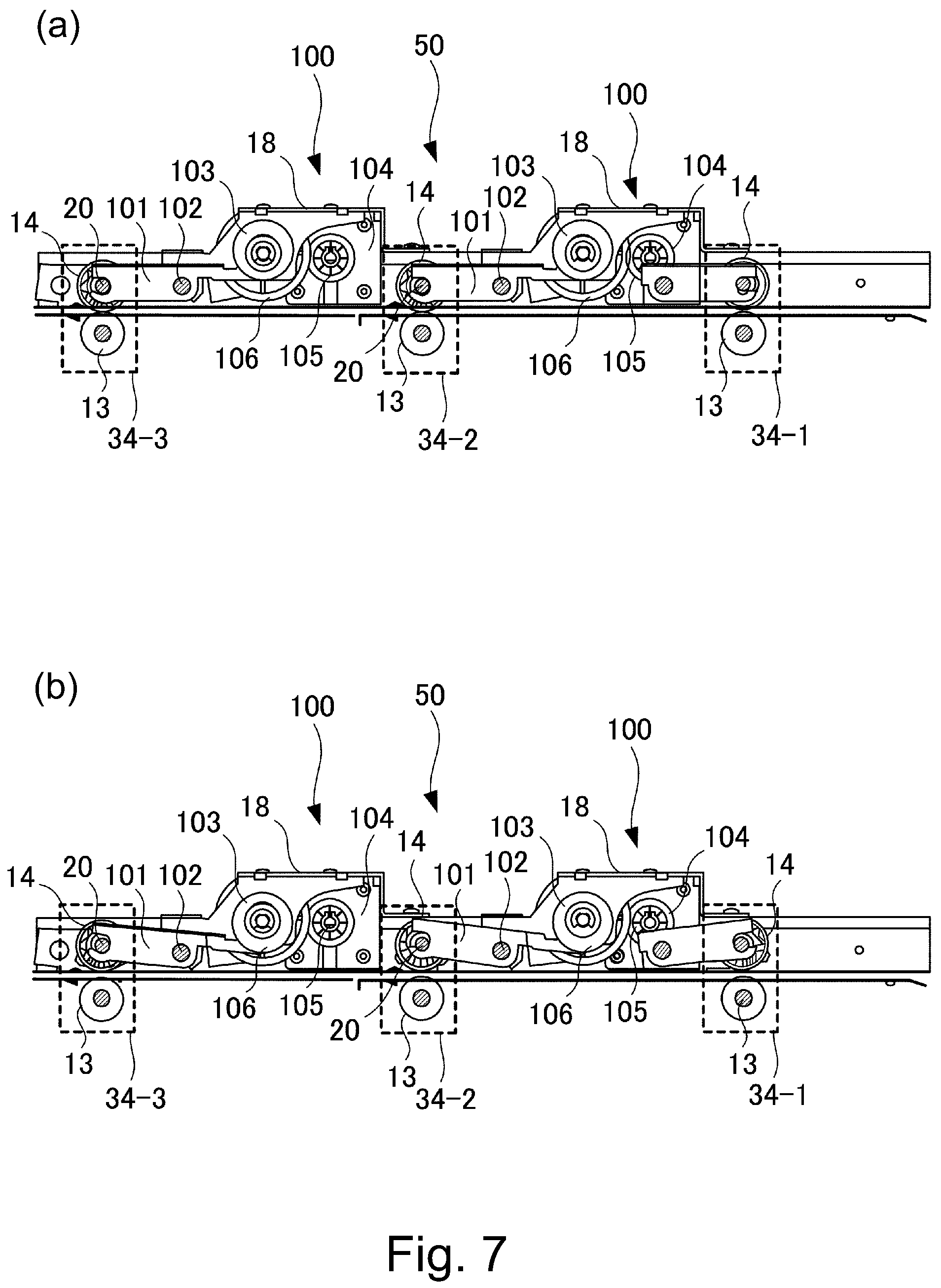 Patent US12338099 Figure 7 – Sheet feeding device and image forming apparatus