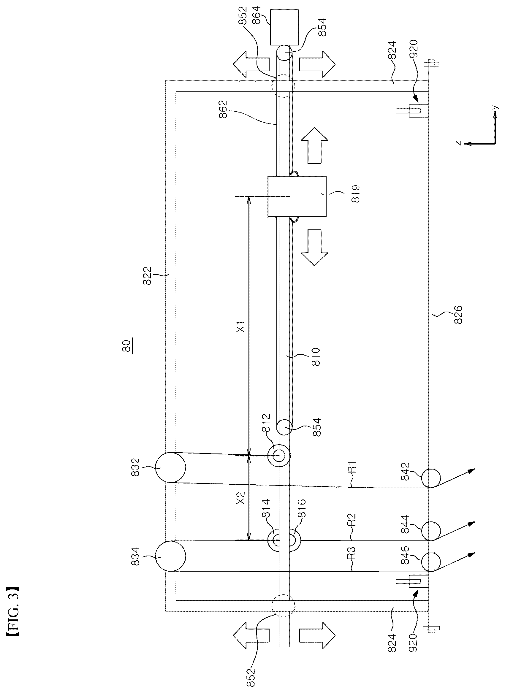 Patent US12338100 Figure 3 – Balancing apparatus and balancing system comprising same