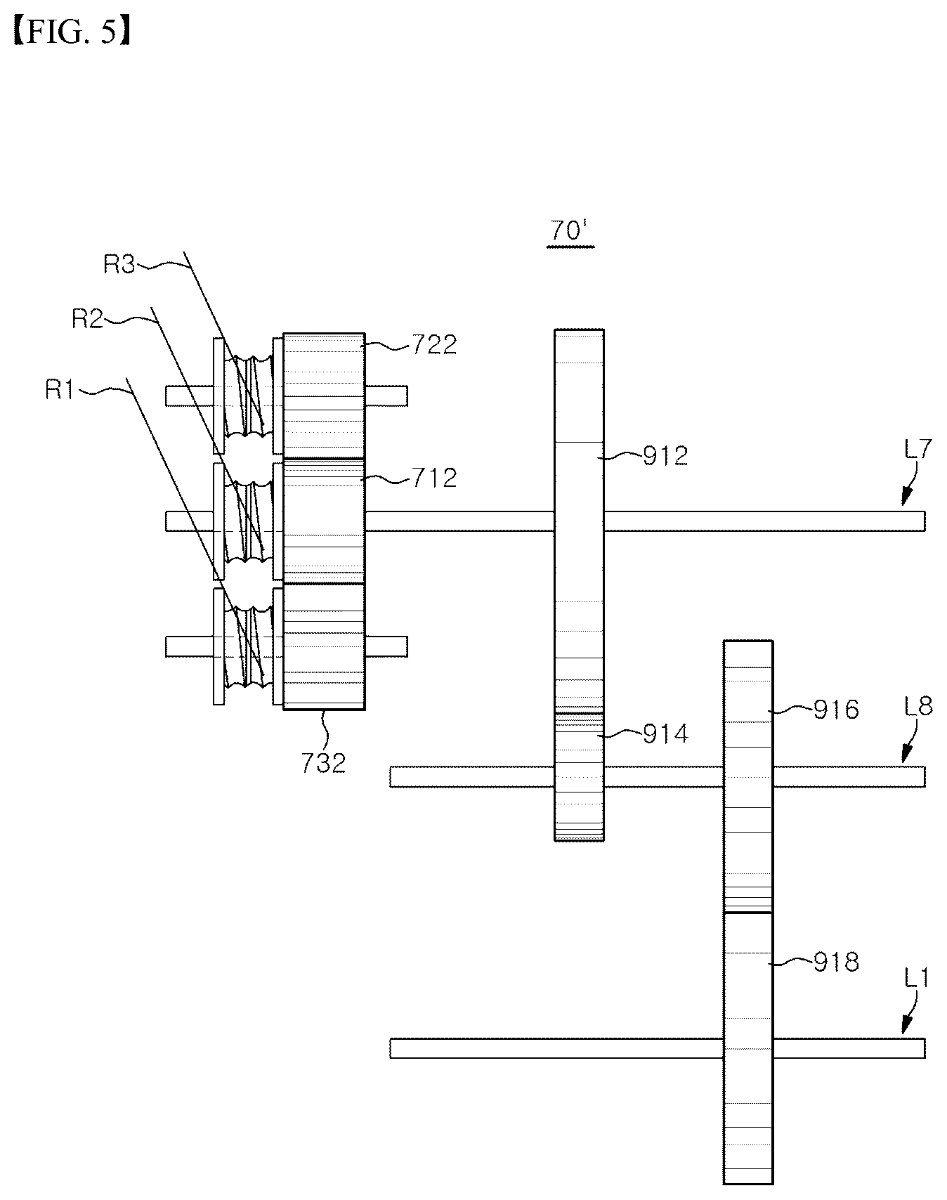 Patent US12338100 Figure 5 – Balancing apparatus and balancing system comprising same