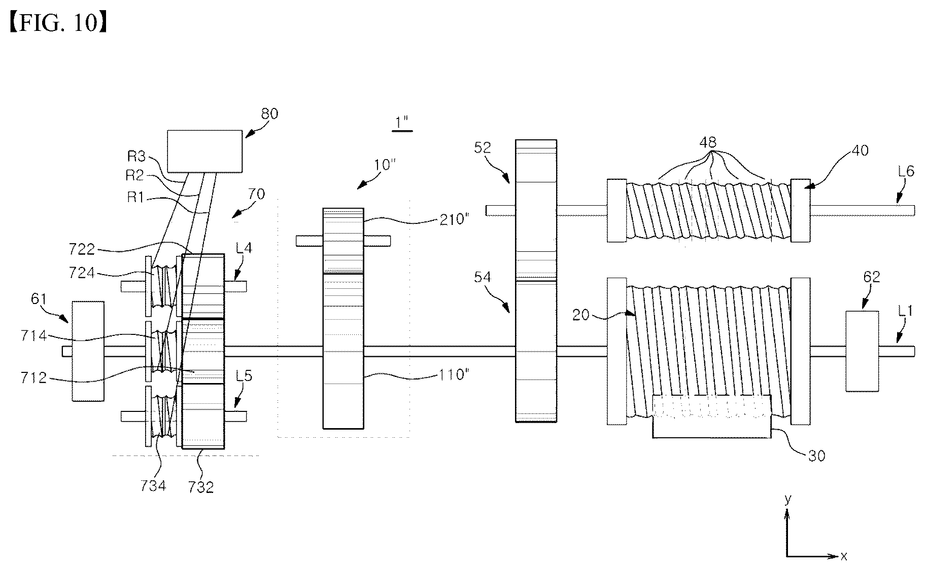 Patent US12338100 Figure 10 – Balancing apparatus and balancing system comprising same