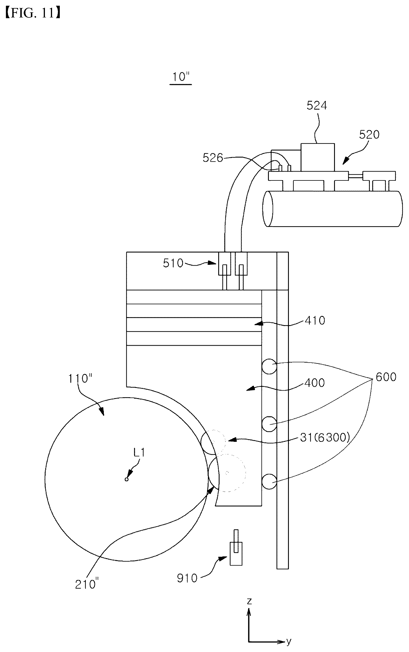 Patent US12338100 Figure 11 – Balancing apparatus and balancing system comprising same