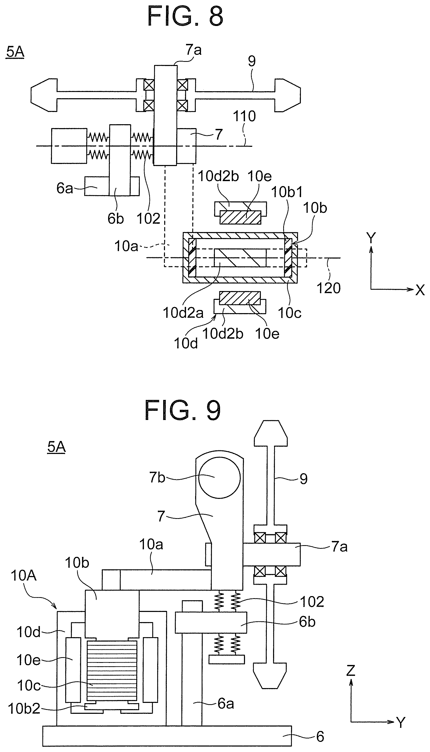 Patent US12338103 Figure 7 – Active guide roller and elevator device