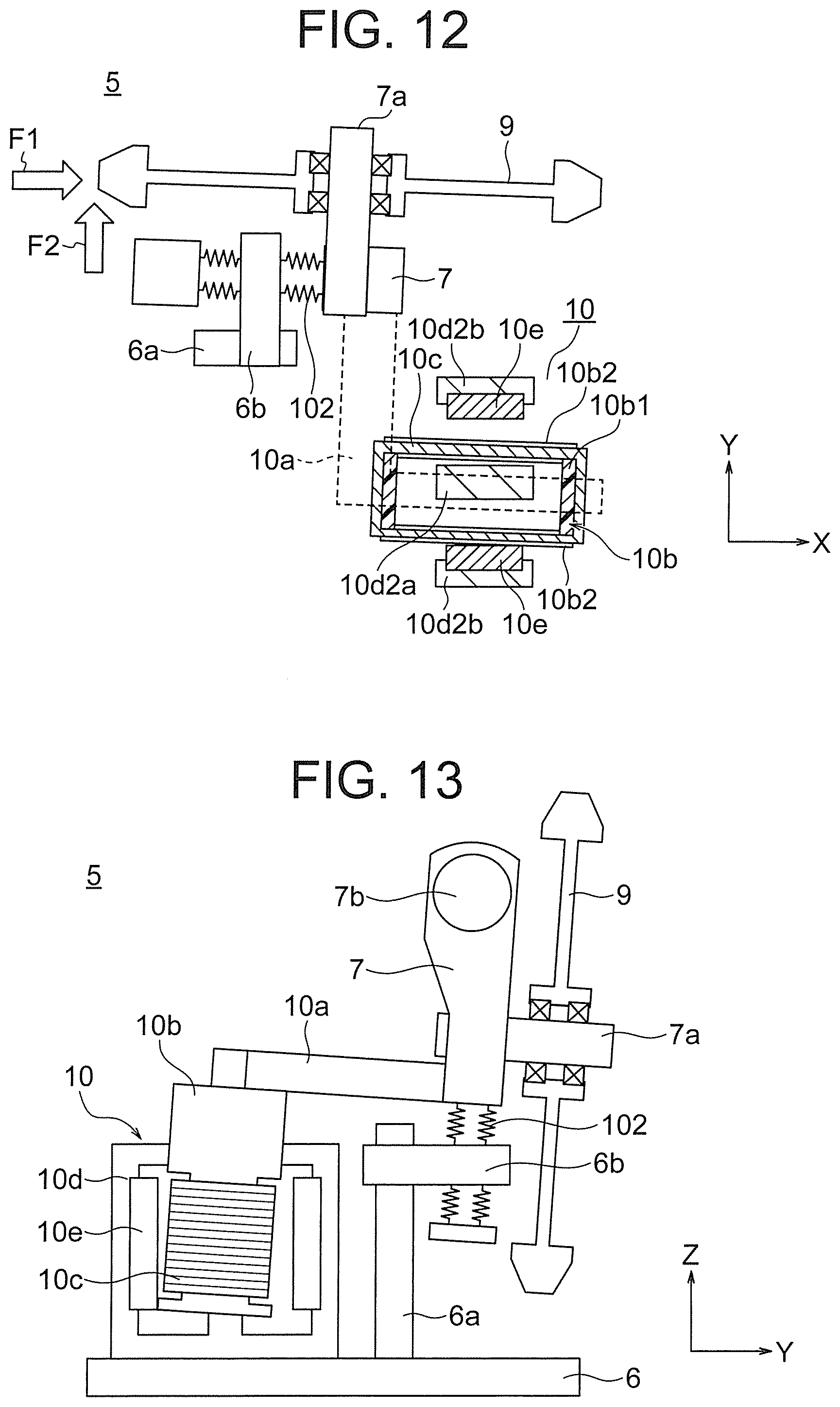 Patent US12338103 Figure 9 – Active guide roller and elevator device