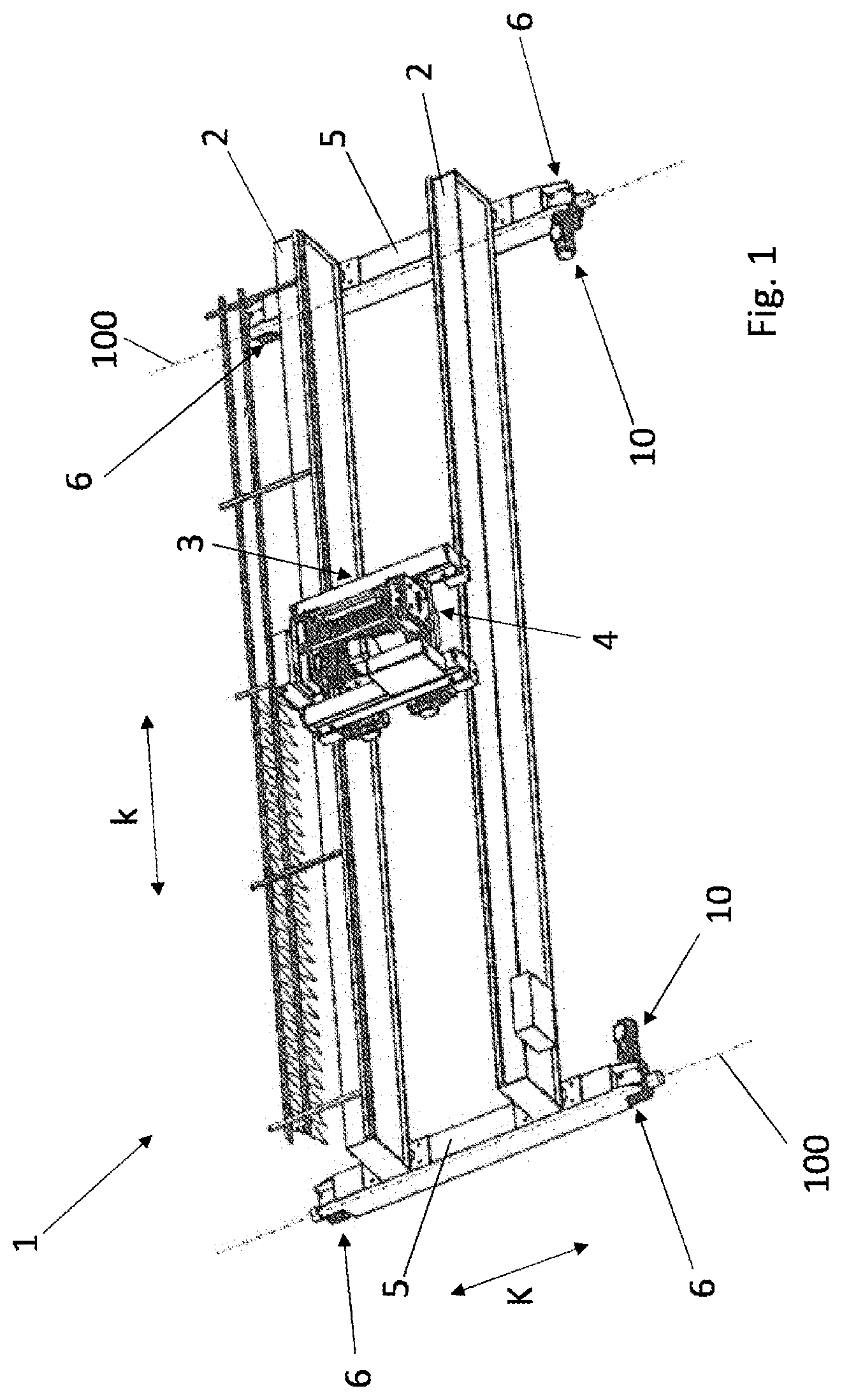 Patent US12338107 — Wheel block, in particular for a travelling crane — Figure 1