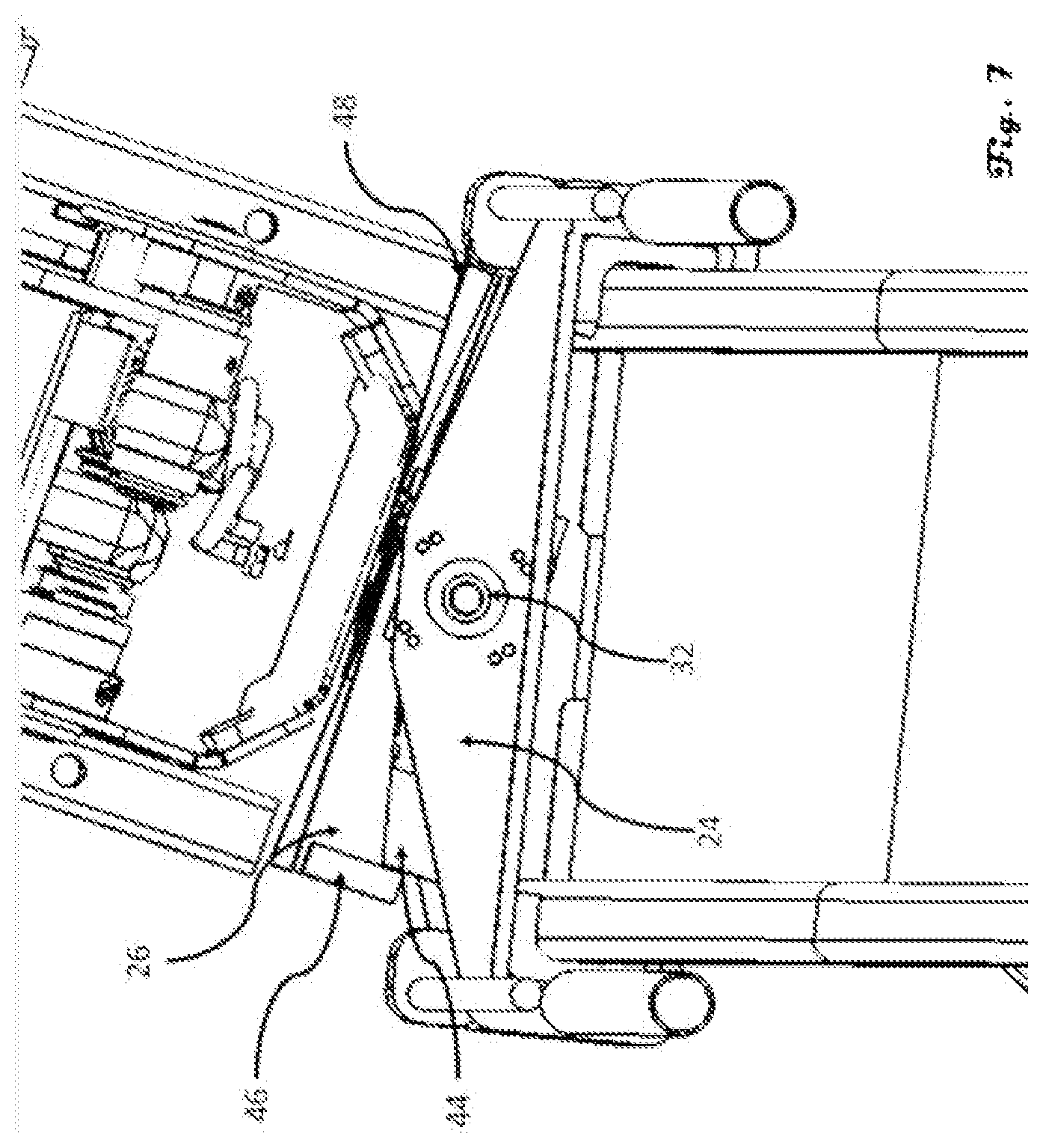 Patent US12338112 Figure 7 – Mast and grapple combination