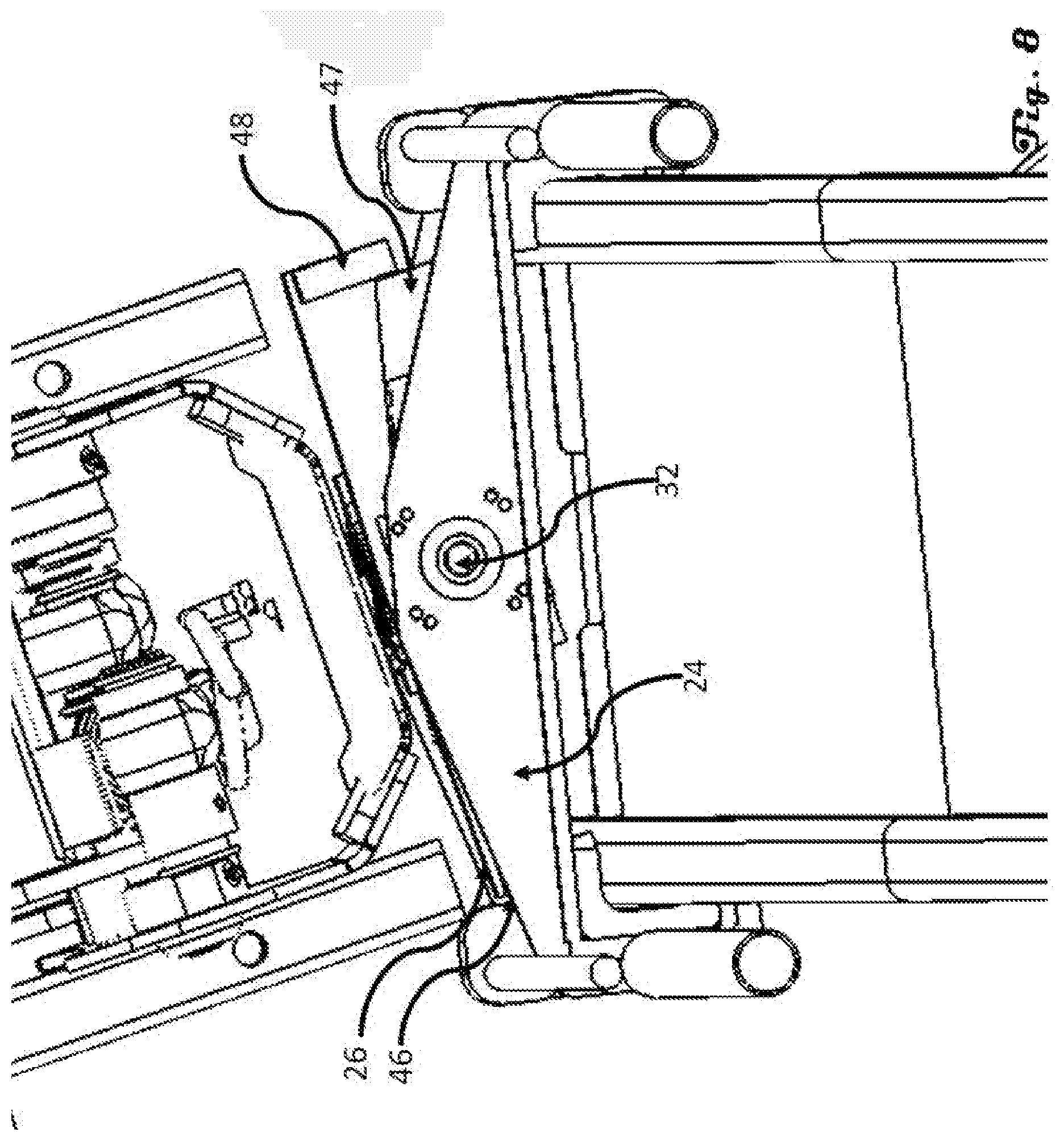 Patent US12338112 Figure 8 – Mast and grapple combination
