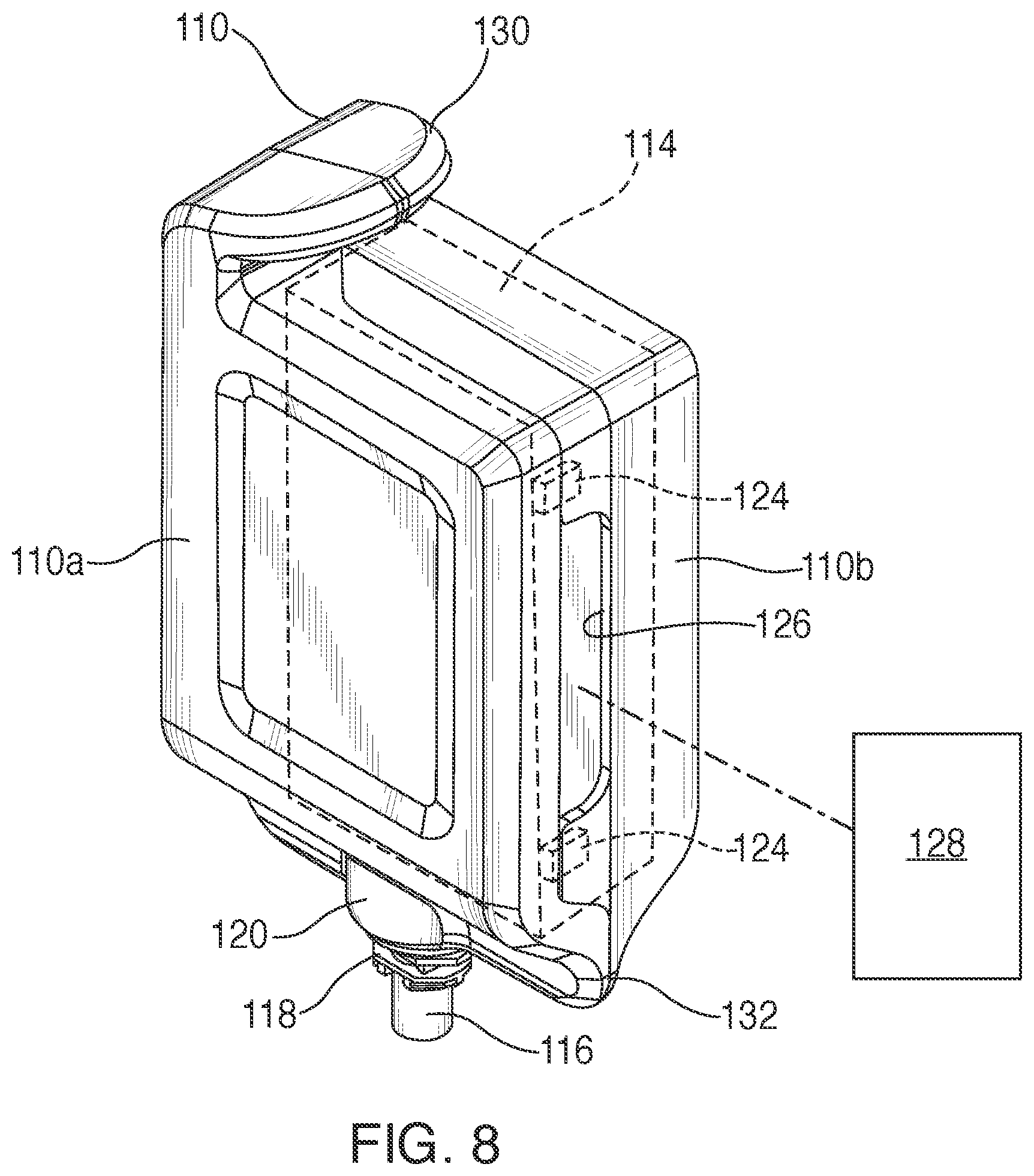 Patent US12338114 Figure 7 – Home water-based drink formulating system