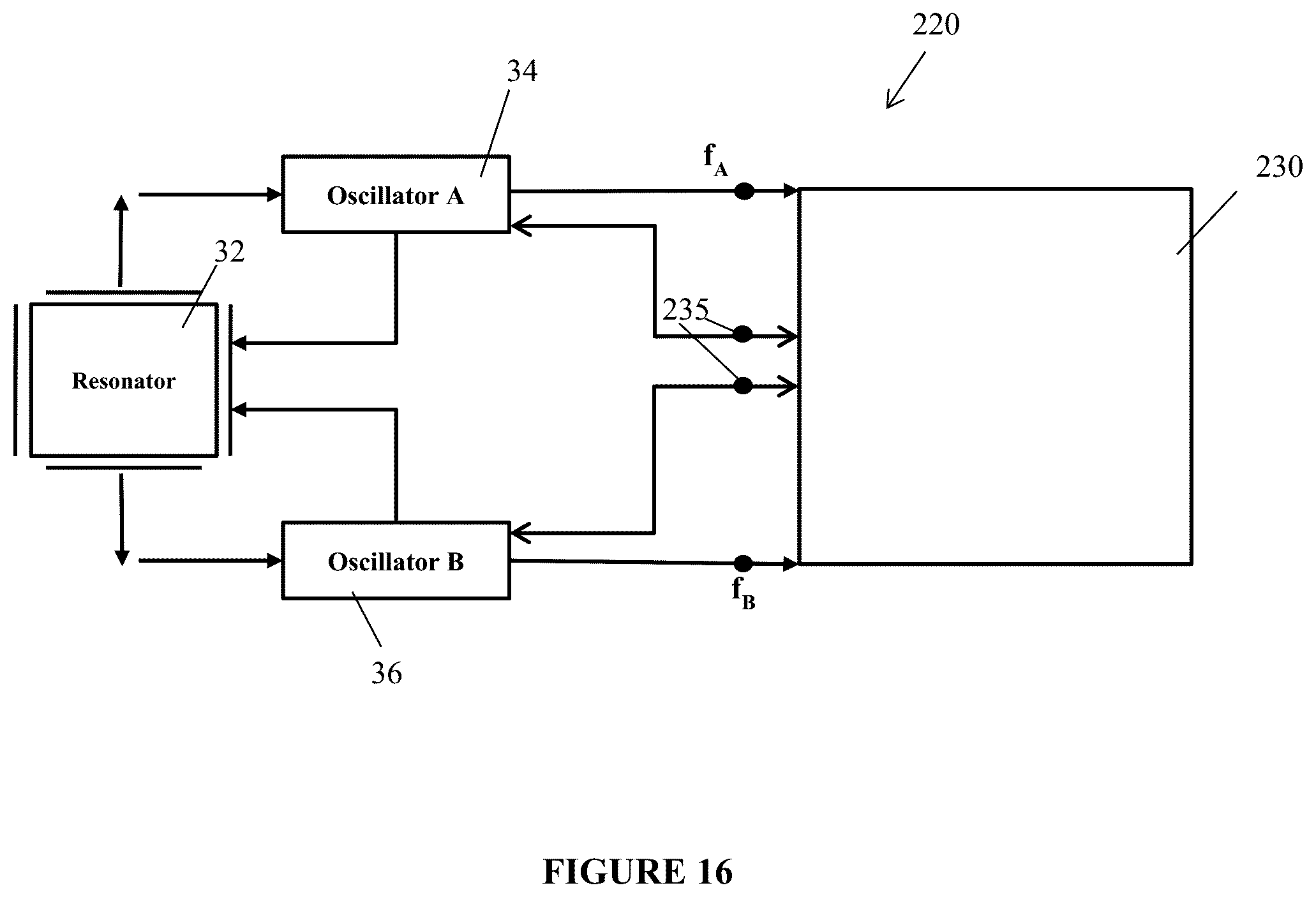 Patent US12338119 Figure 17 – Dual-output microelectromechanical resonator and method of manufacture and operation thereof