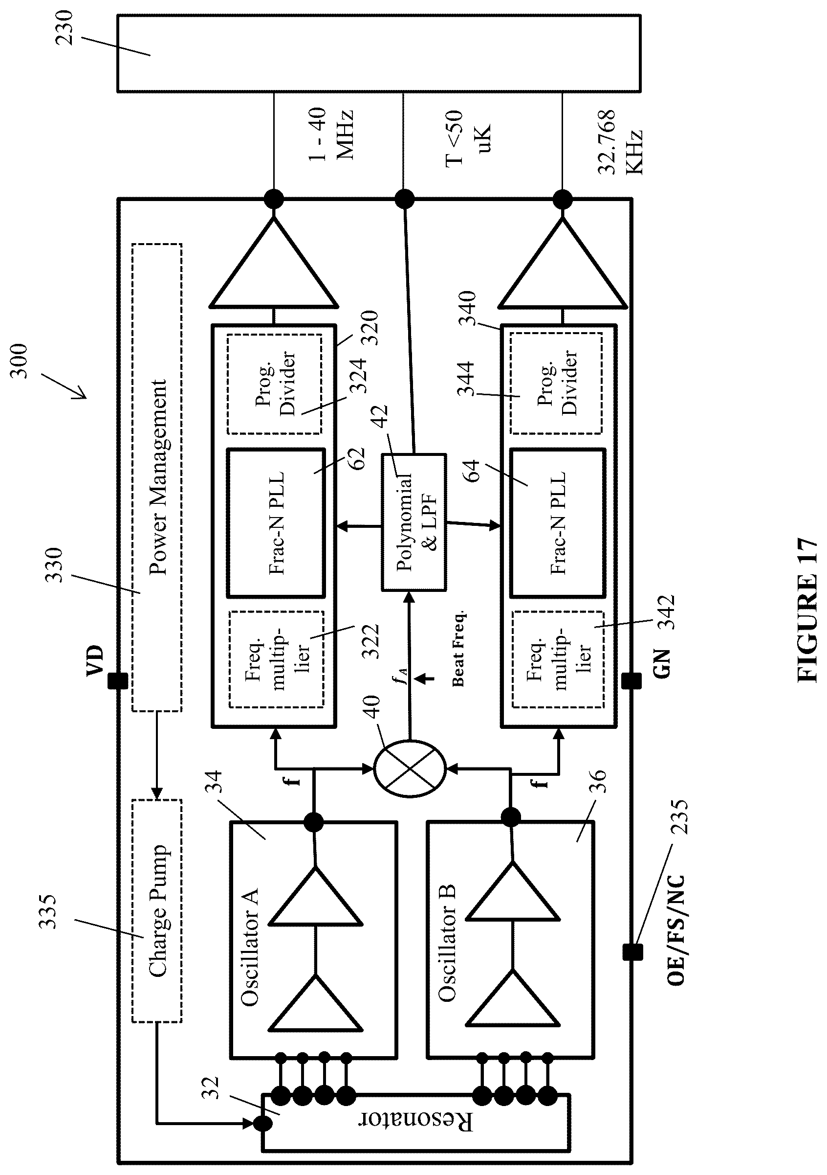Patent US12338119 Figure 18 – Dual-output microelectromechanical resonator and method of manufacture and operation thereof