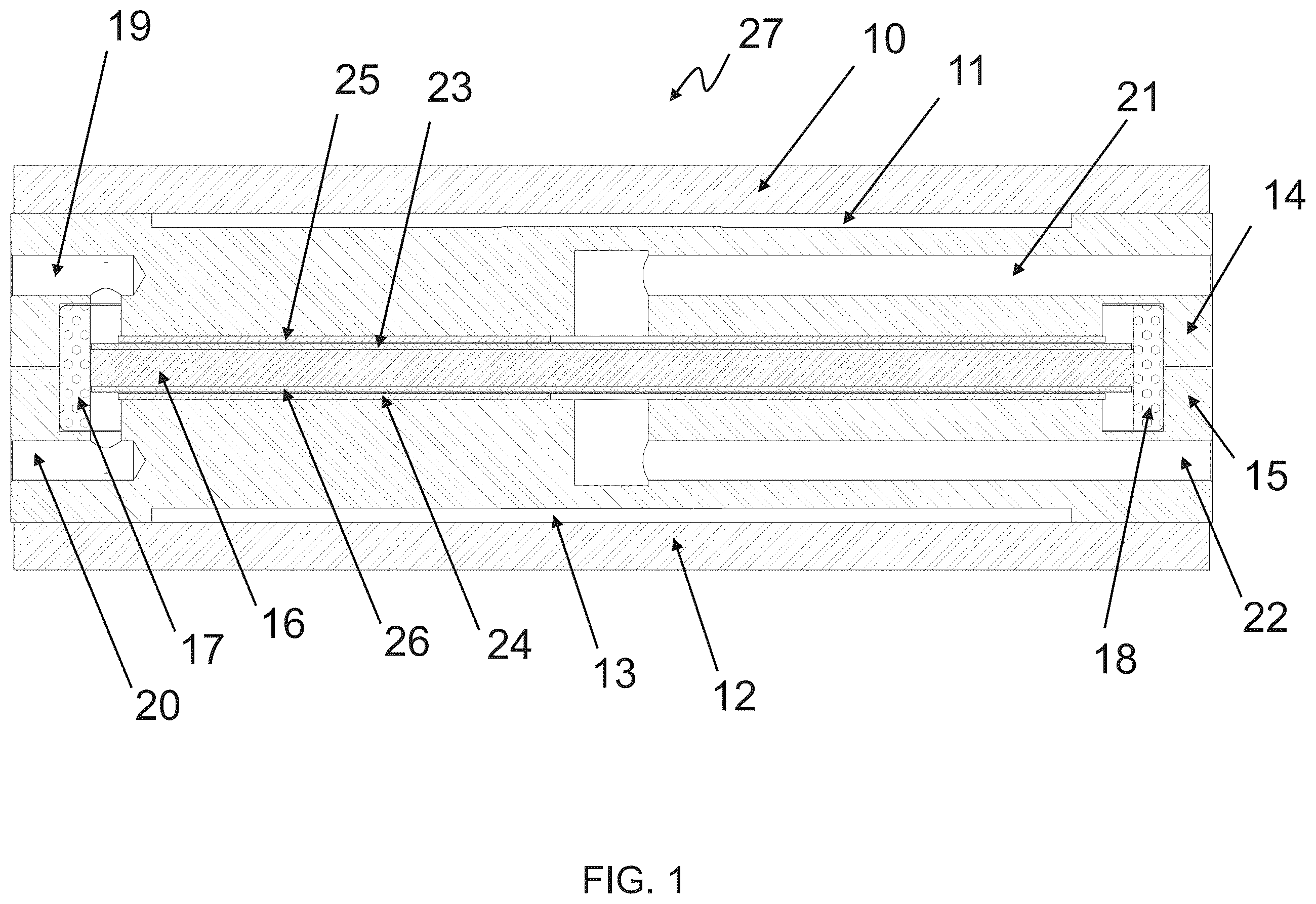Patent US12338122 Figure 1 – Low frequency ozone generator
