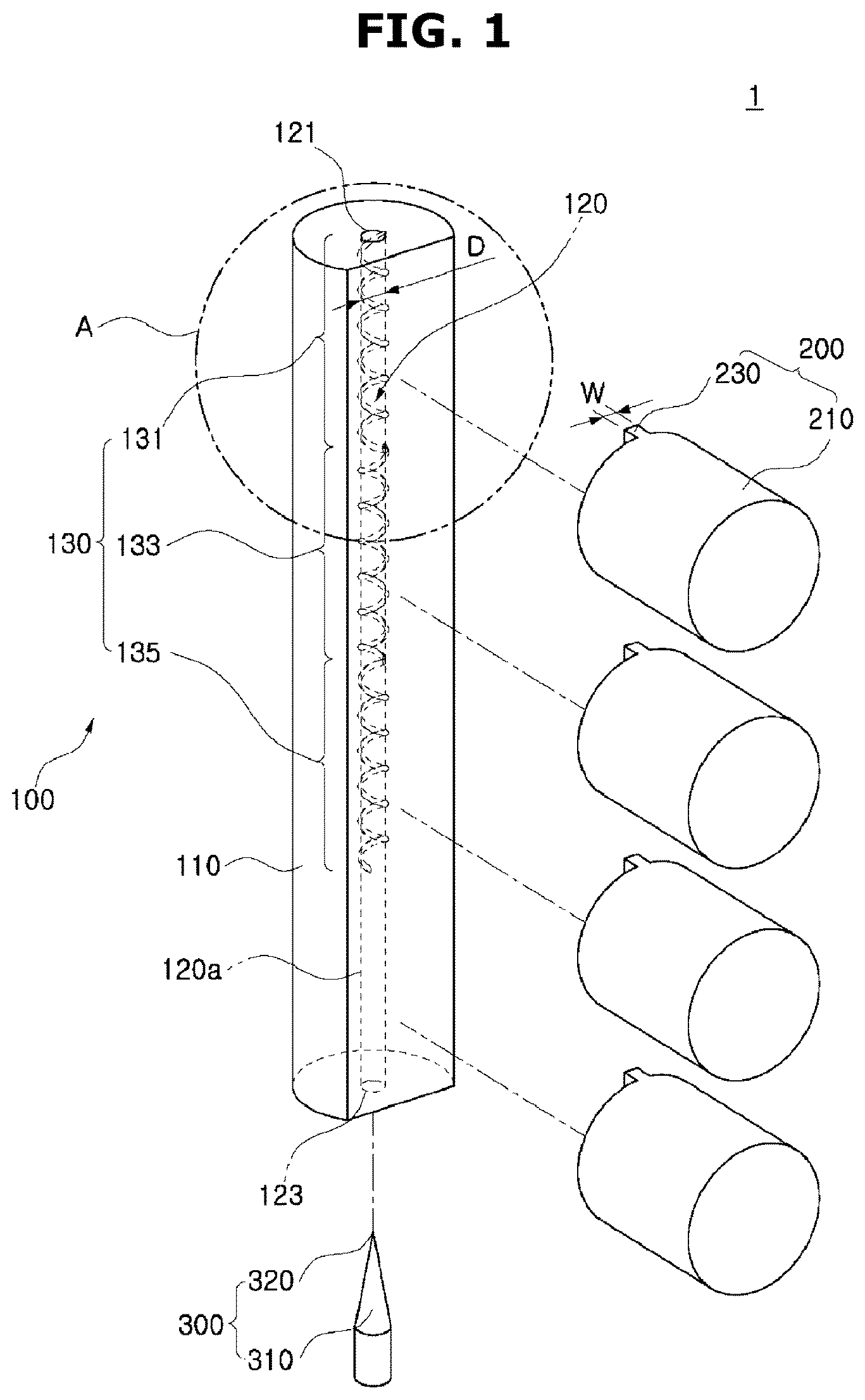 Patent US12338126 Figure 1 – Apparatus for dispersing carbon nanotubes